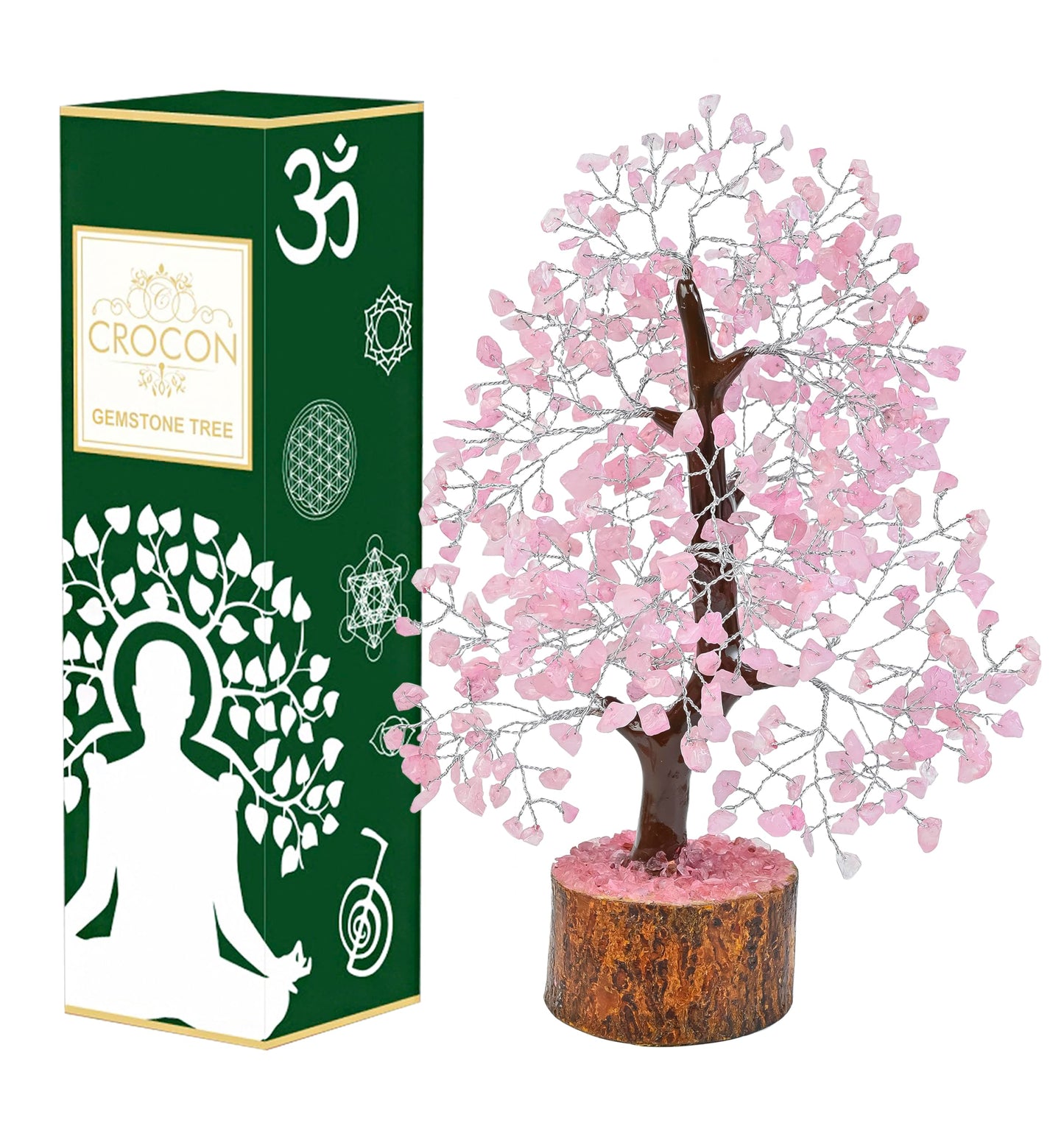 Crocon Der Originale Lebensbaum 7 Chakra Kristall Baum Geschenke für Frauen
