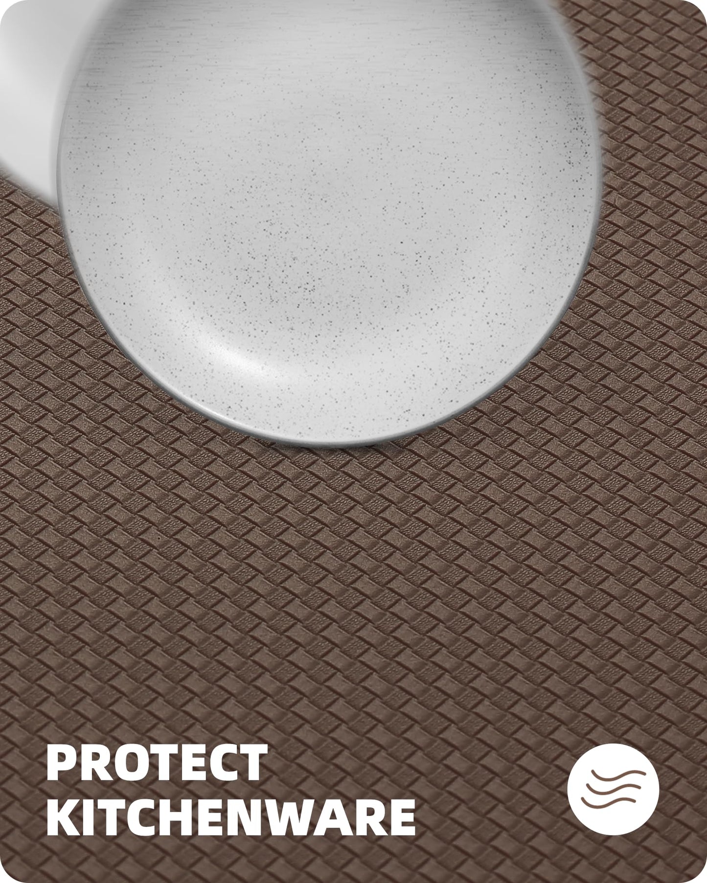 Color G Küchenläufer 2 Stück, küchenteppich waschbar rutschfest, Teppich küche mit Ölfest und Wasserdicht, Gummirücken Küchenmatte für Esszimmer, Küche, läufer Flur(44x150CM + 44x150CM, Schwarz)