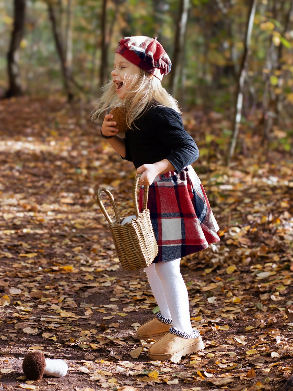 Miipat Toddler Girls Clothing Set Girls Outfits Set Long Sleeve Pullover Tops with Mini Skirt Sets Spring Autumn Baby Clothing Sets Girls Dresses