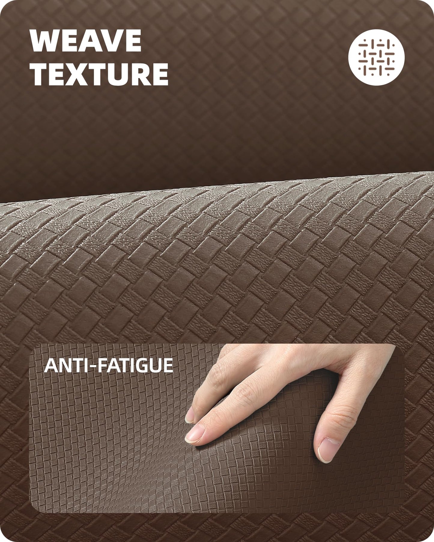 Color G Küchenläufer 2 Stück, küchenteppich waschbar rutschfest, Teppich küche mit Ölfest und Wasserdicht, Gummirücken Küchenmatte für Esszimmer, Küche, läufer Flur(44x150CM + 44x150CM, Schwarz)