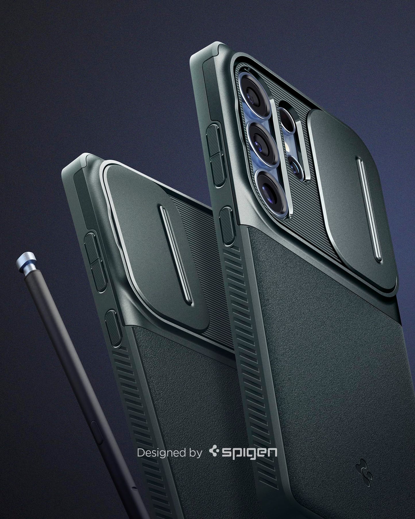 Spigen Optik Armor Case Compatible with Samsung Galaxy S25 Ultra - Black