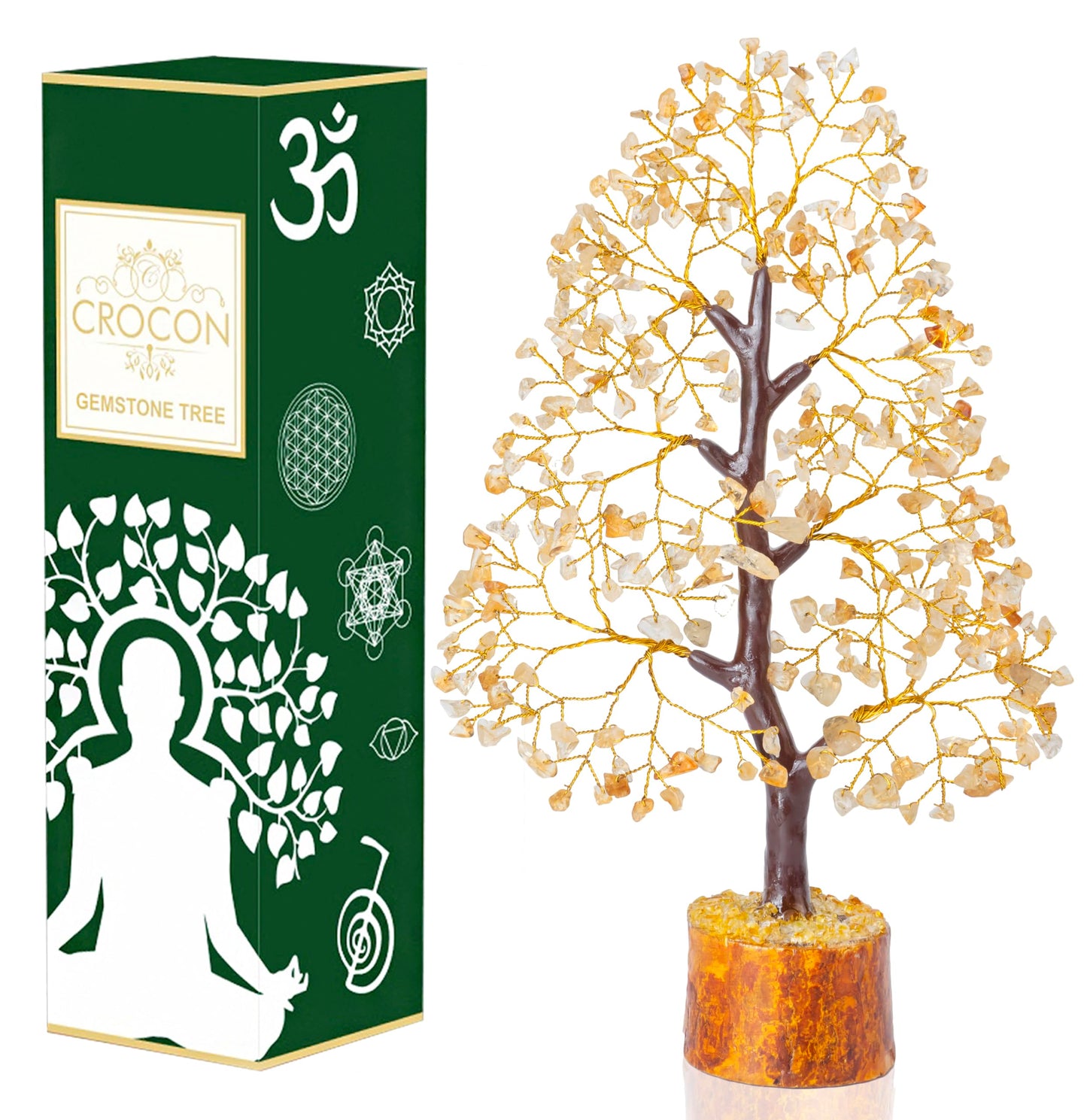 Crocon Der Originale Lebensbaum 7 Chakra Kristall Baum Geschenke für Frauen