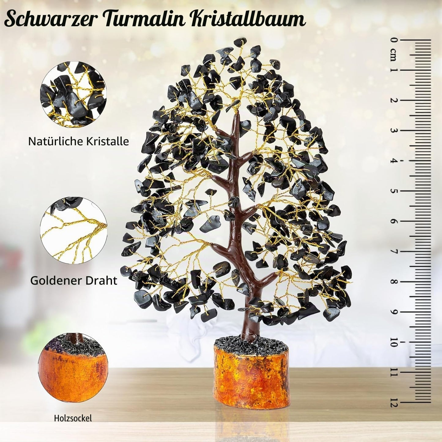 Crocon Der Originale Lebensbaum 7 Chakra Kristall Baum Geschenke für Frauen