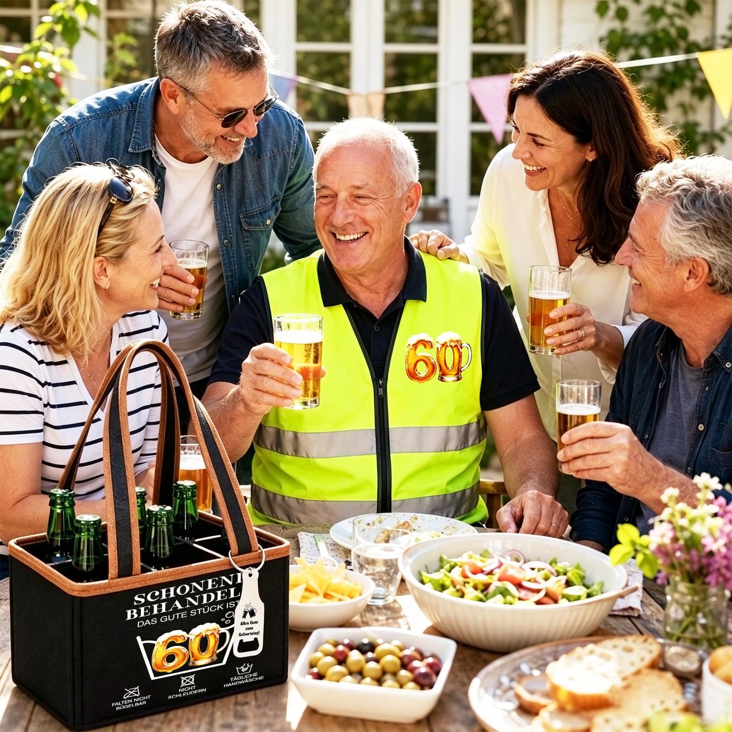 WenmthG Lustige Geschenke zum 30 40 50 60 Geburtstag Mann, Bier Geschenkset