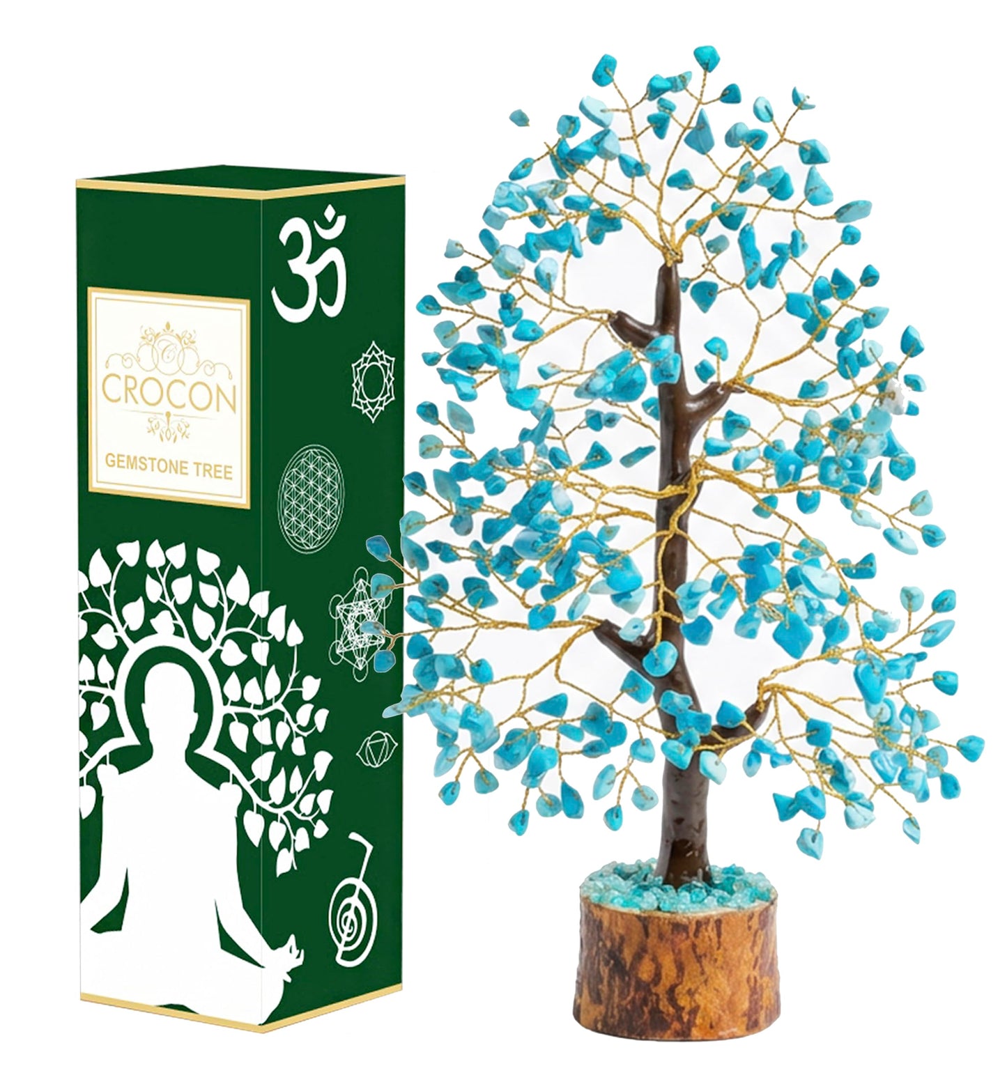 Crocon Der Originale Lebensbaum 7 Chakra Kristall Baum Geschenke für Frauen