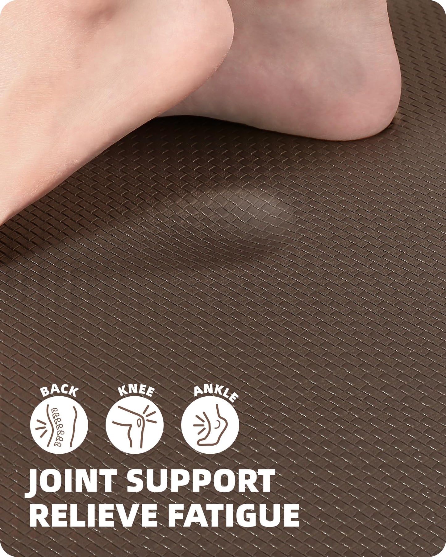 Color G Küchenläufer 2 Stück, küchenteppich waschbar rutschfest, Teppich küche mit Ölfest und Wasserdicht, Gummirücken Küchenmatte für Esszimmer, Küche, läufer Flur(44x150CM + 44x150CM, Schwarz)