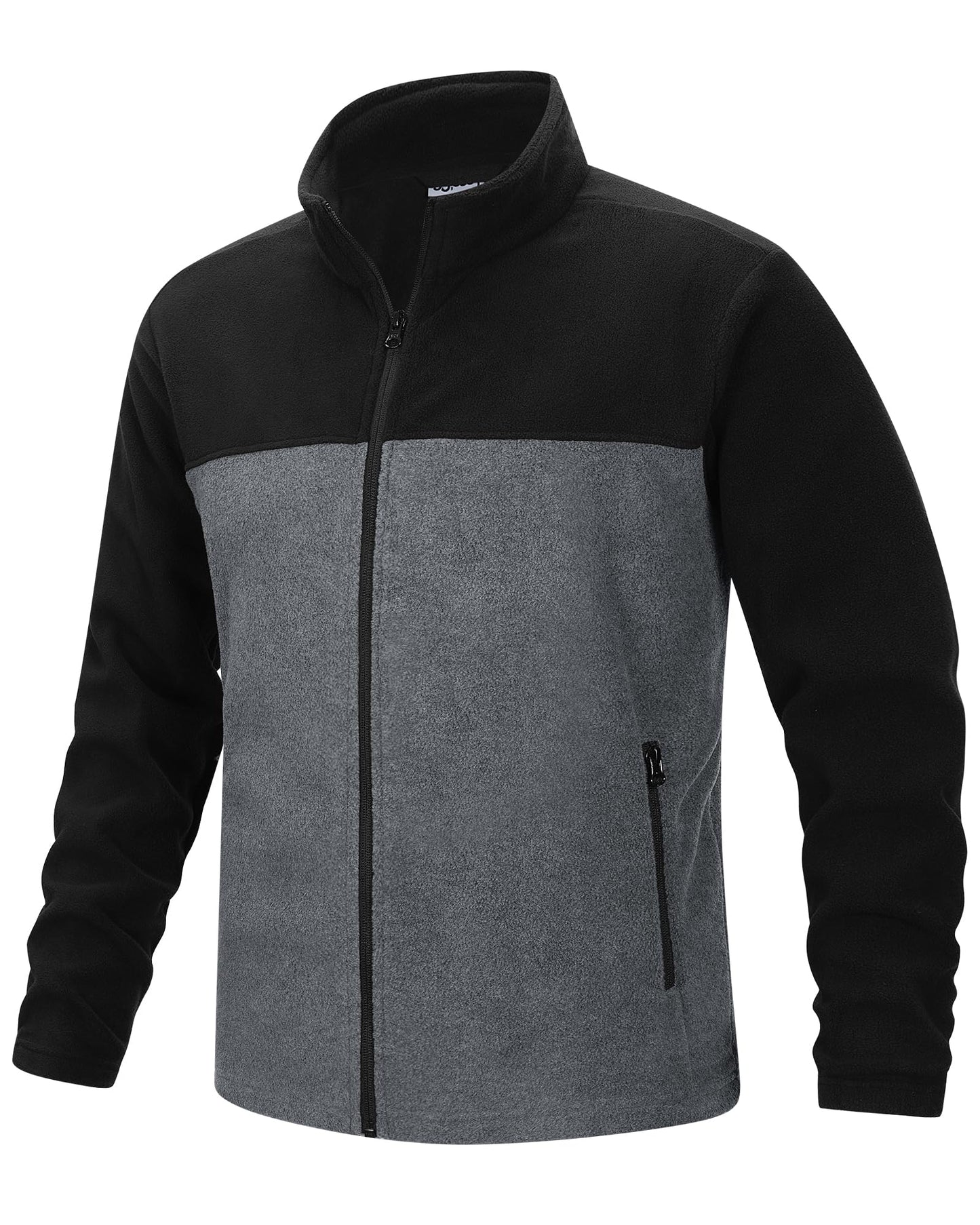 33,000ft Herren Fleecejacke Leicht Strickjacke Warm Übergangsjacke