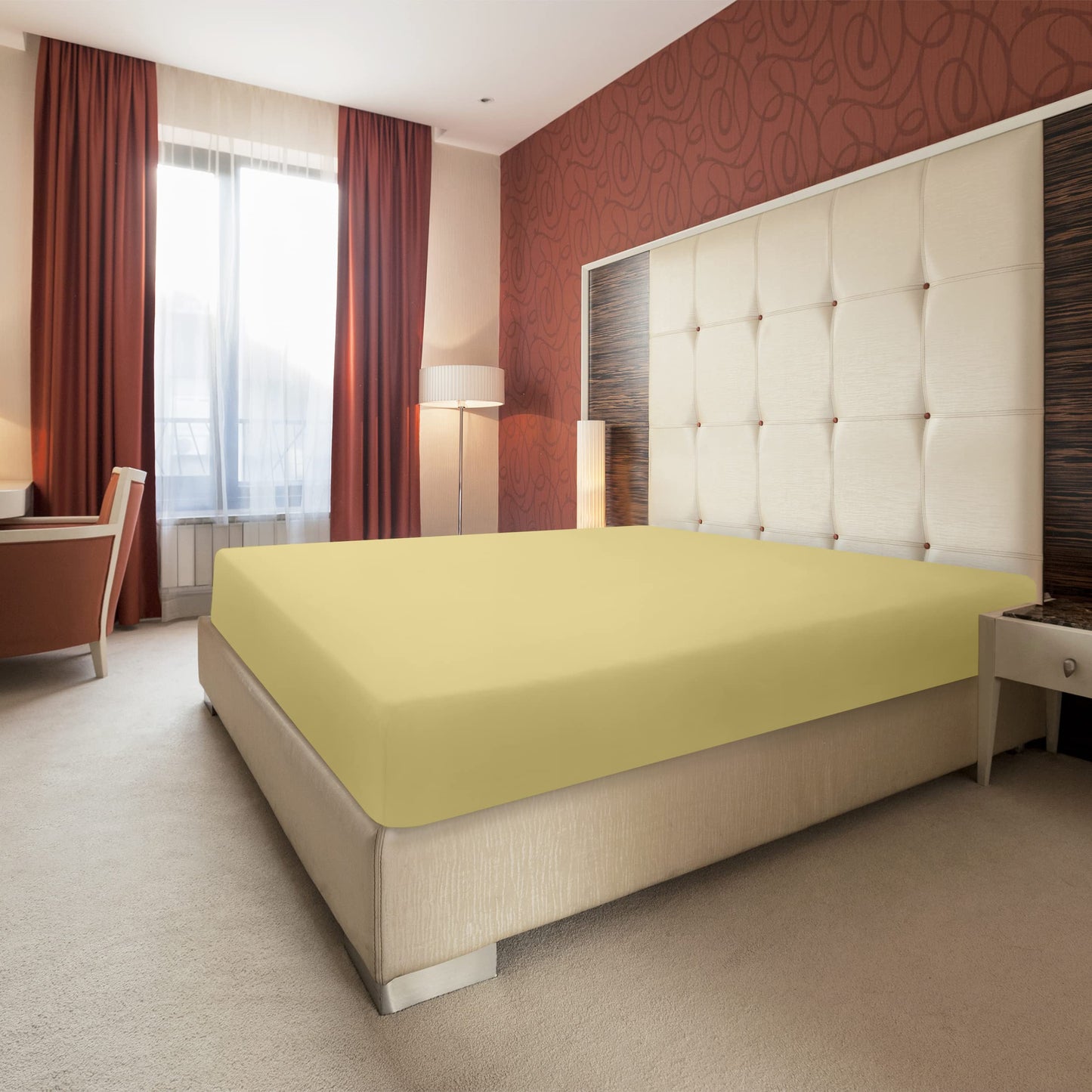 Utopia Bedding - Spannbettlaken 180x200cm - Grau - Gebürstete Polyester-Mikrofaser Spannbetttuch - 35 cm Tiefe Tasche