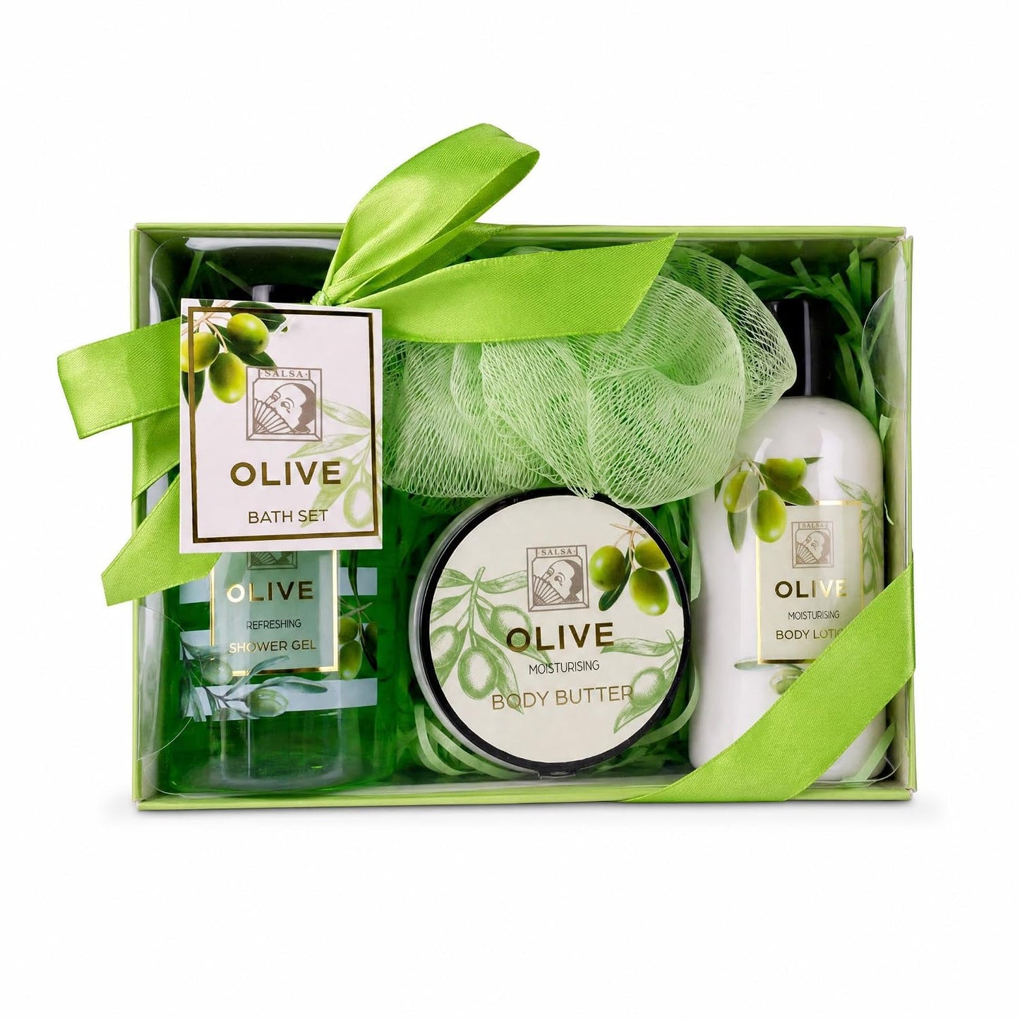 Accentra Geschenkset OLIVE in Geschenkbox, 4-teilig