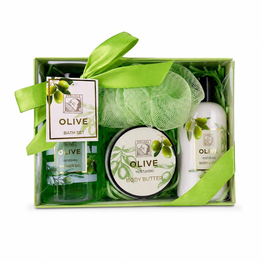Accentra Geschenkset OLIVE in Geschenkbox, 4-teilig
