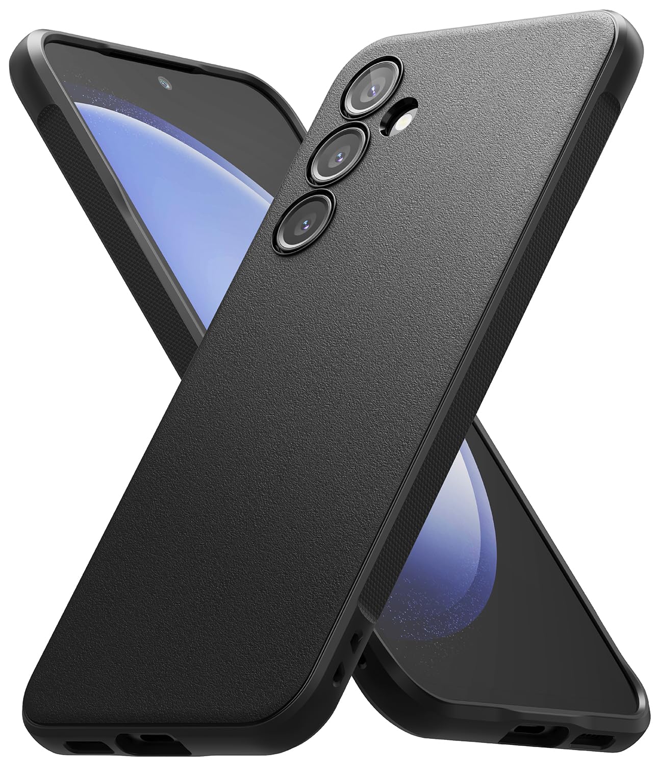 Ringke Onyx Case Compatible with Samsung Galaxy S25 Ultra, Firm Grip, Non-Slip Elegant Design, Perfect Fit, TPU Shockproof Scratch-Resistant Unique Texture Mobile Phone Case, Dark Green