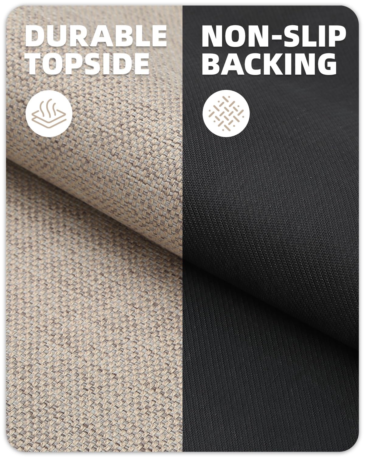 Color G 2 Stück Küchenläufer, Küchenteppich Waschbar rutschfest, Teppich Läufer Küche, Teppich Küche Leicht Zu Reinigen, Saugfähig, Küchenmatte für Küche, Esszimmer, Waschküche (Grau, 43x75+43x150cm)