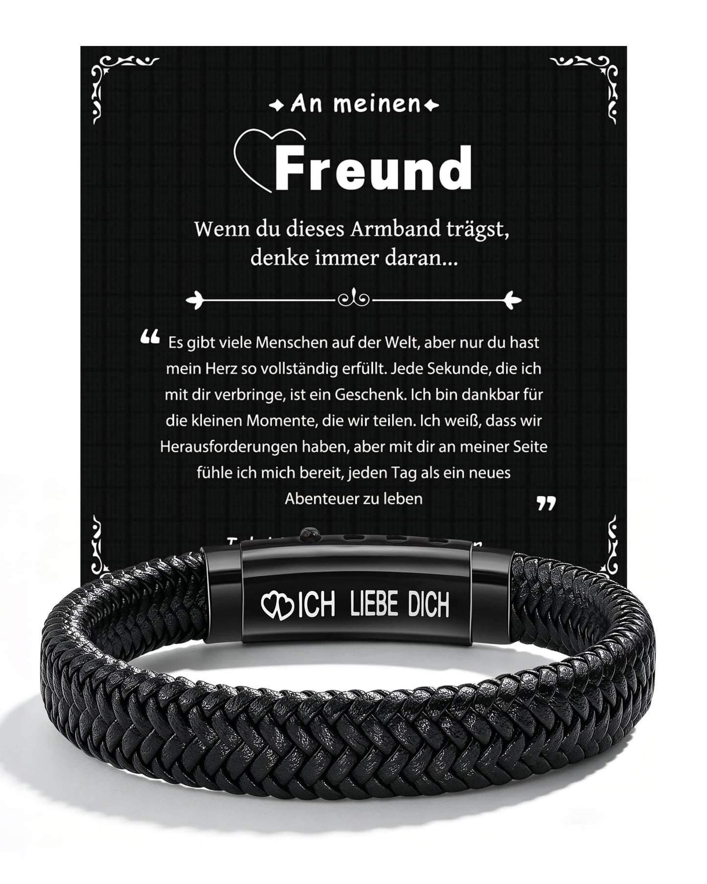 CheersLife Ich Liebe Dich Geschenke für Männer An Meinen Sohn Bruder Mann