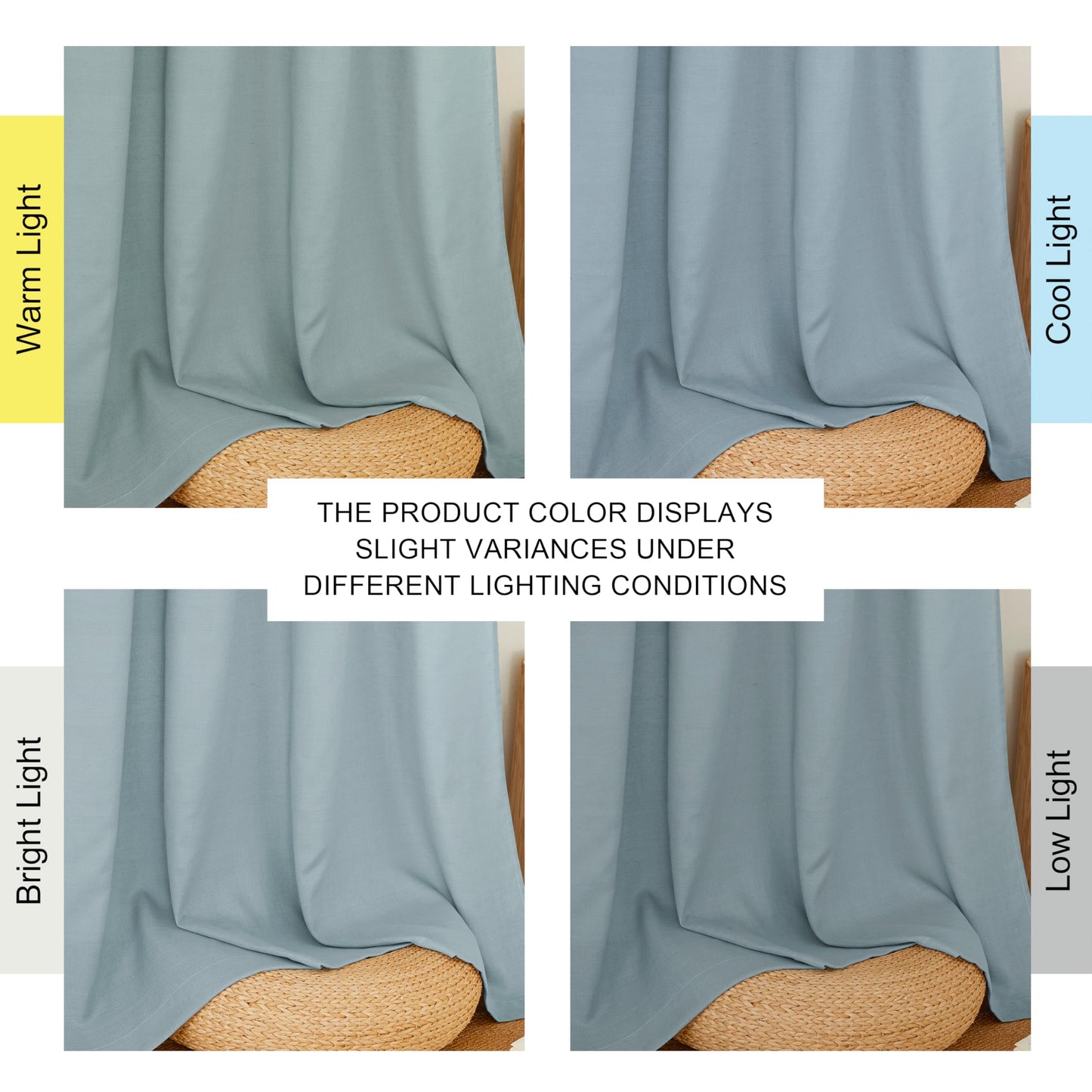 PONY DANCE Leinenvorhang Kräuselband Wohnzimmer Vorhänge Boho 2er Set H 245 x B 140 cm Leinen Gardinen für Schienensystem Leinenoptik Vorhänge Halbtransparent Linen Curtains Living Room, Beige