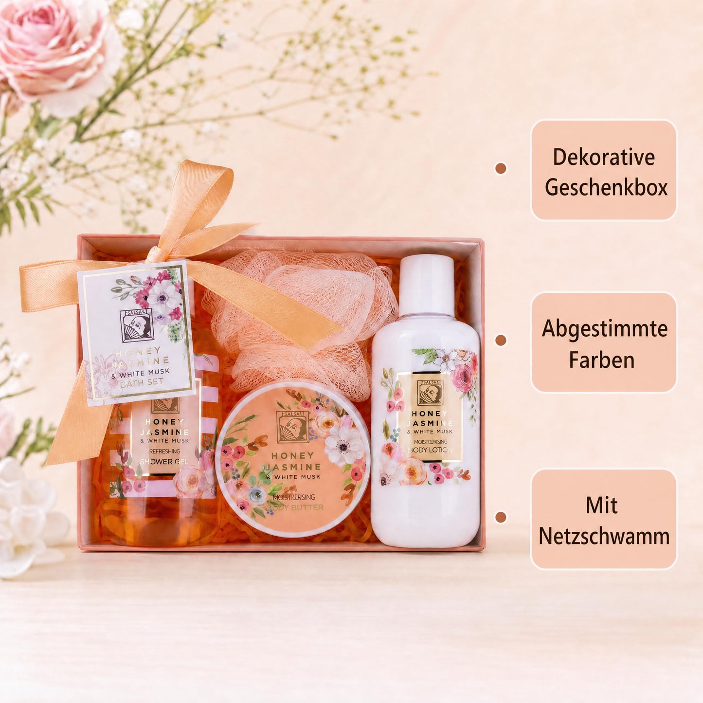 Accentra Geschenkset OLIVE in Geschenkbox, 4-teilig