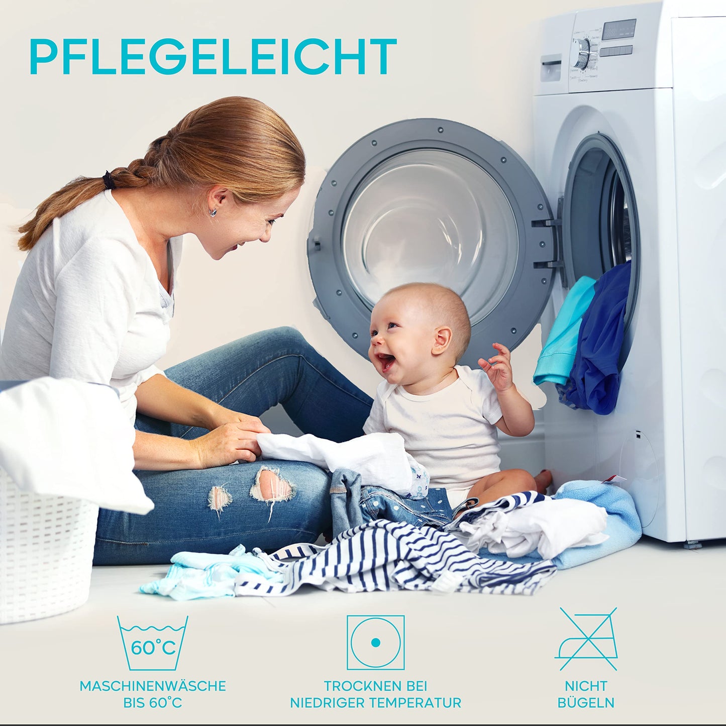 Matratzenschoner 140x200cm Wasserdicht Oeko-TEX Zertifiziert von Twinzen - Matratzenschoner 140 x200 Baumwolle Atmungsaktiv mit 4 Eckgummis