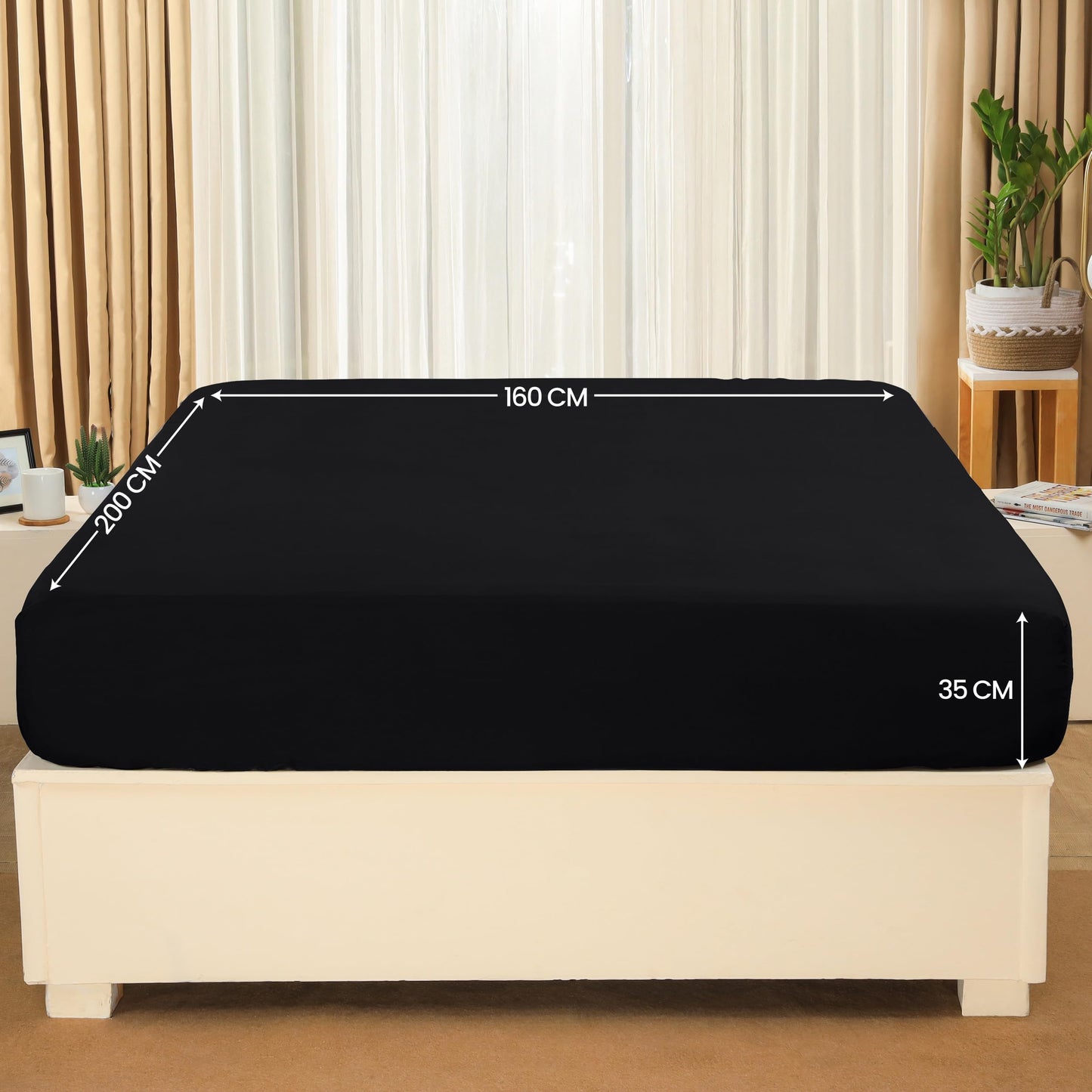 Utopia Bedding - Spannbettlaken 180x200cm - Grau - Gebürstete Polyester-Mikrofaser Spannbetttuch - 35 cm Tiefe Tasche