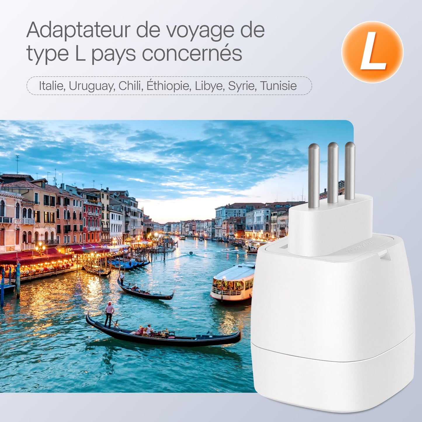 Reiseadapter USA 2Stück，USA Adapter Steckdose Deutschland Plug ，Adapter USA Deutschland Stecker für EU zu Amerika/Kanada/Mexiko/Thailand usw,Typ B Reisestecker Stromadapter,Weiß