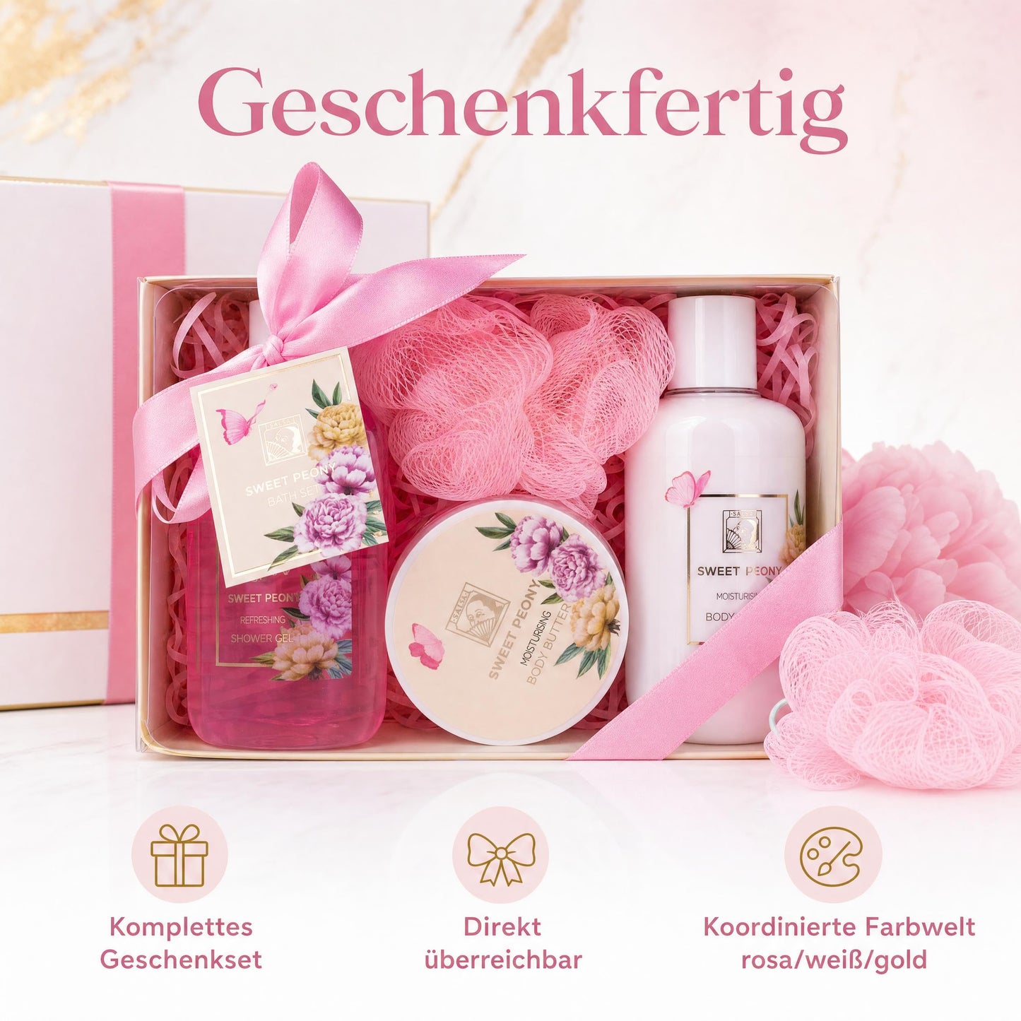 Accentra Geschenkset OLIVE in Geschenkbox, 4-teilig