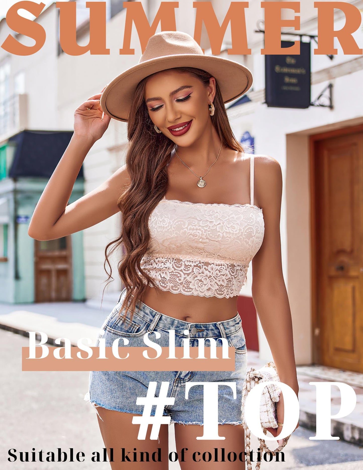 Avidlove Damen Tank Top Mesh Crop Tops Sexy Spitze Camisole Transparent Tanktops Ärmellos Sommer Oberteile Spaghettiträger Trägertop Bustier Unterhemd