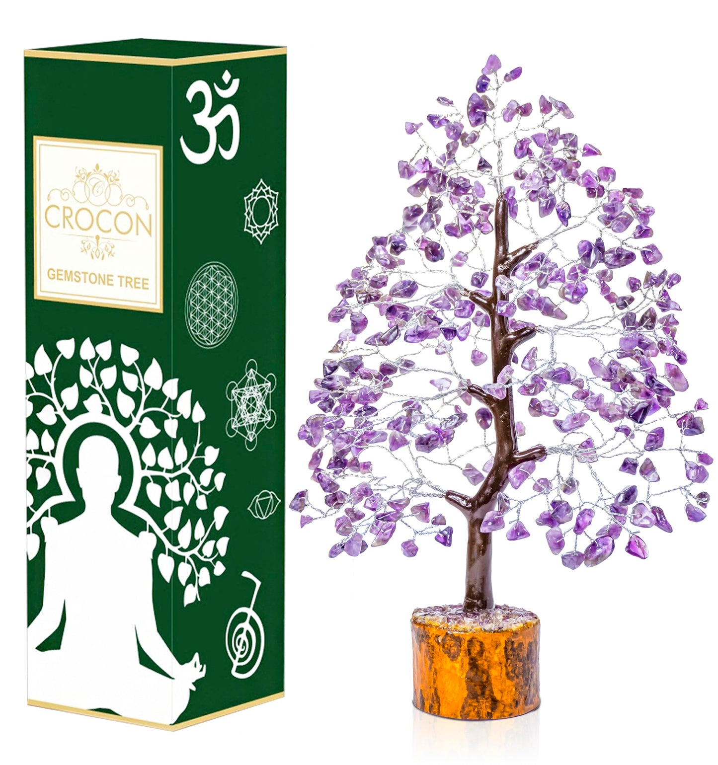 Crocon Der Originale Lebensbaum 7 Chakra Kristall Baum Geschenke für Frauen