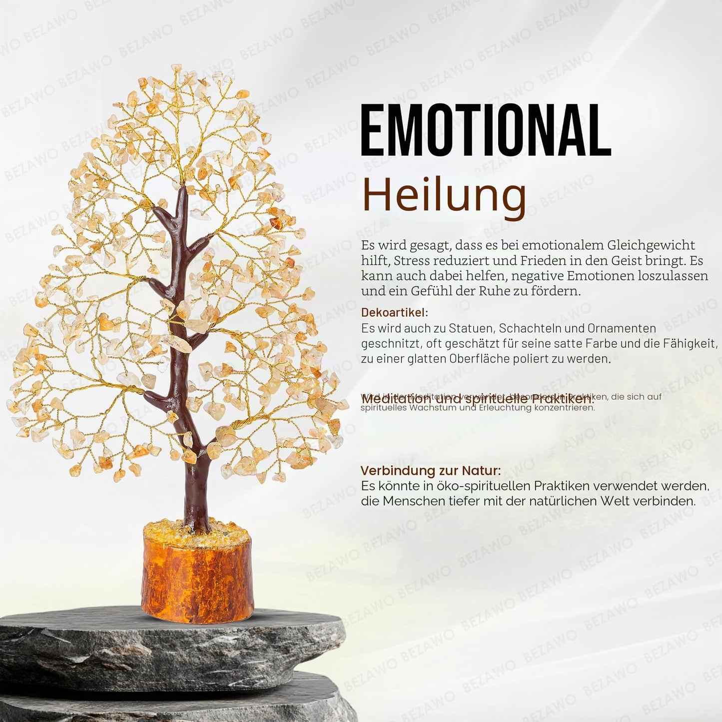 Crocon Der Originale Lebensbaum 7 Chakra Kristall Baum Geschenke für Frauen