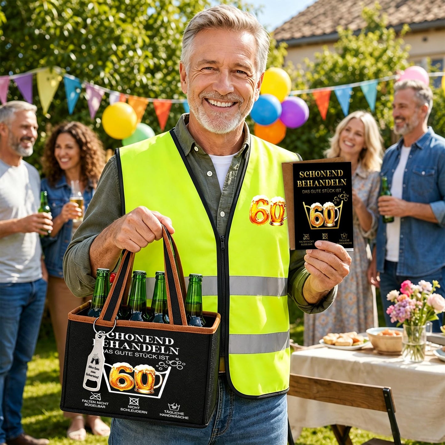 WenmthG Lustige Geschenke zum 30 40 50 60 Geburtstag Mann, Bier Geschenkset