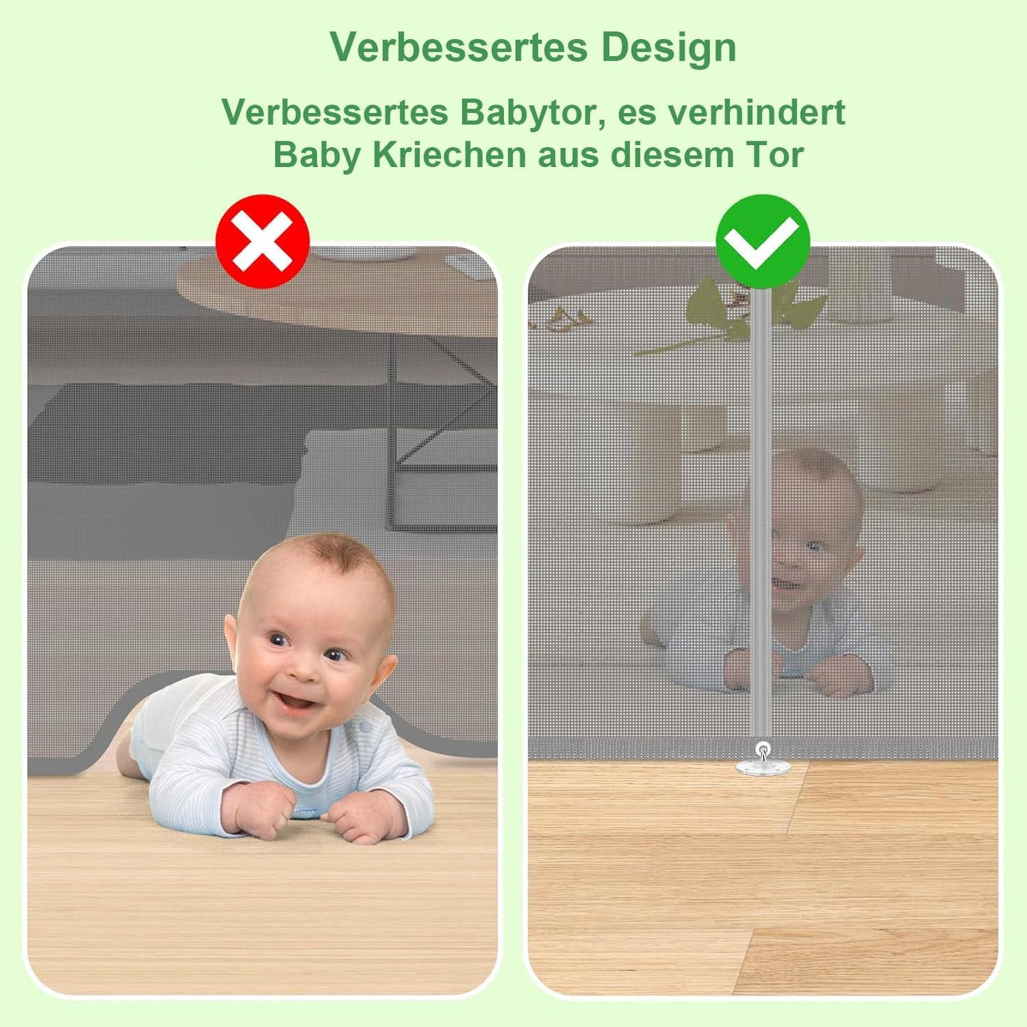 Retractable Stair Safety Gate for Babies, 0-150 cm Wide, Baby Barrier, Cat and Dog Barrier, One-Handed Operation, Suitable for Indoor & Outdoor Use (150 cm, Black)