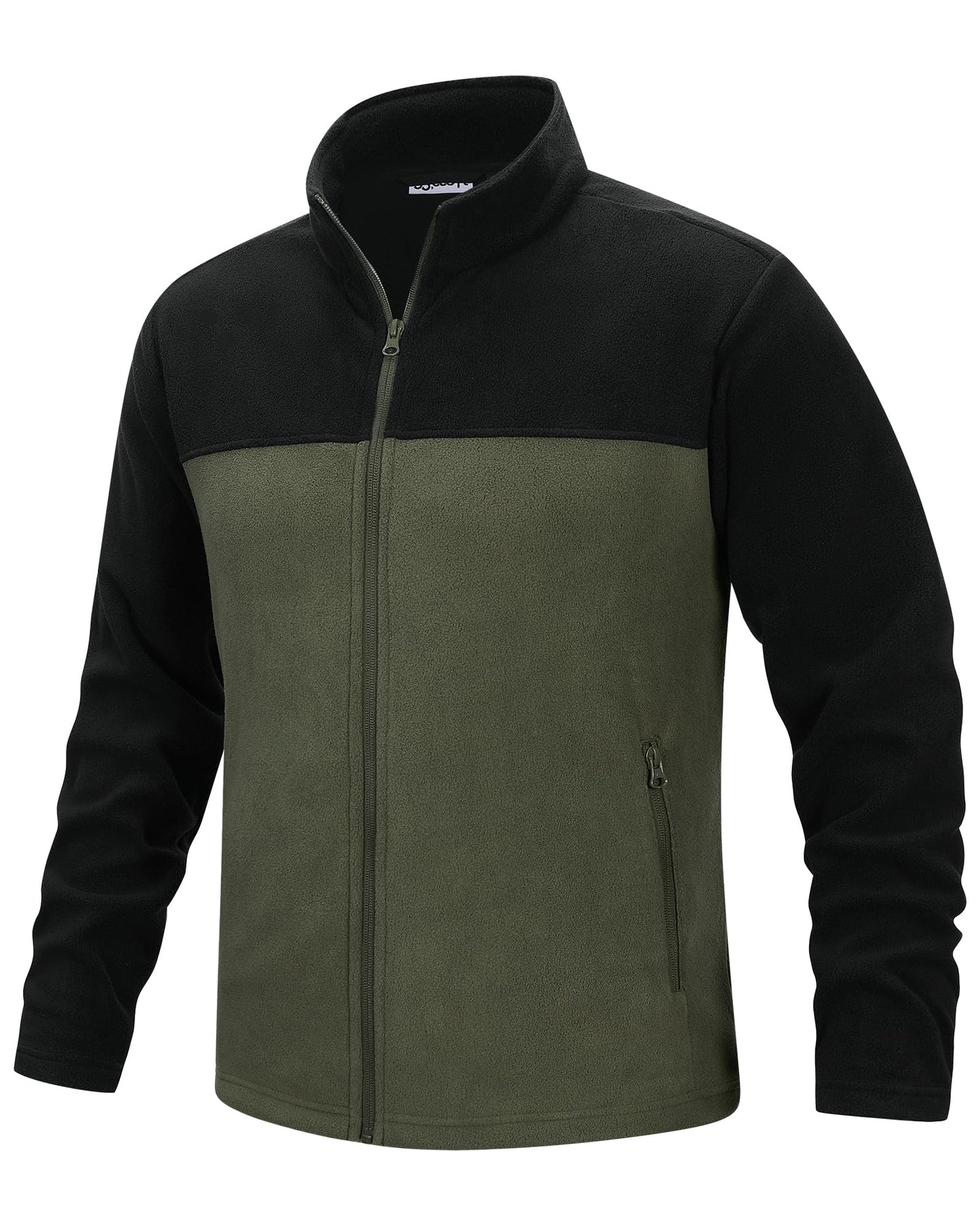 33,000ft Herren Fleecejacke Leicht Strickjacke Warm Übergangsjacke