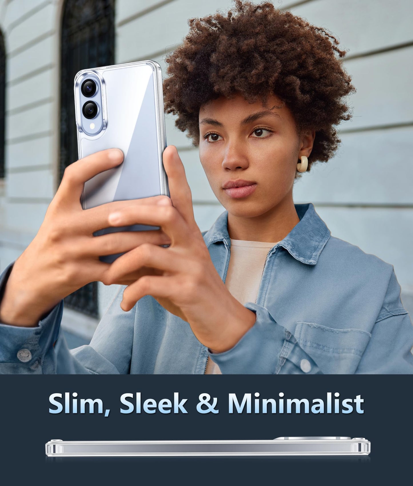 FNTCASE Case for Samsung Galaxy S25 Ultra 6.9 Inches, Military Drop Protection, Anti-Yellowing, Robust, Durable, Shockproof, Protective, Transparent, Clear