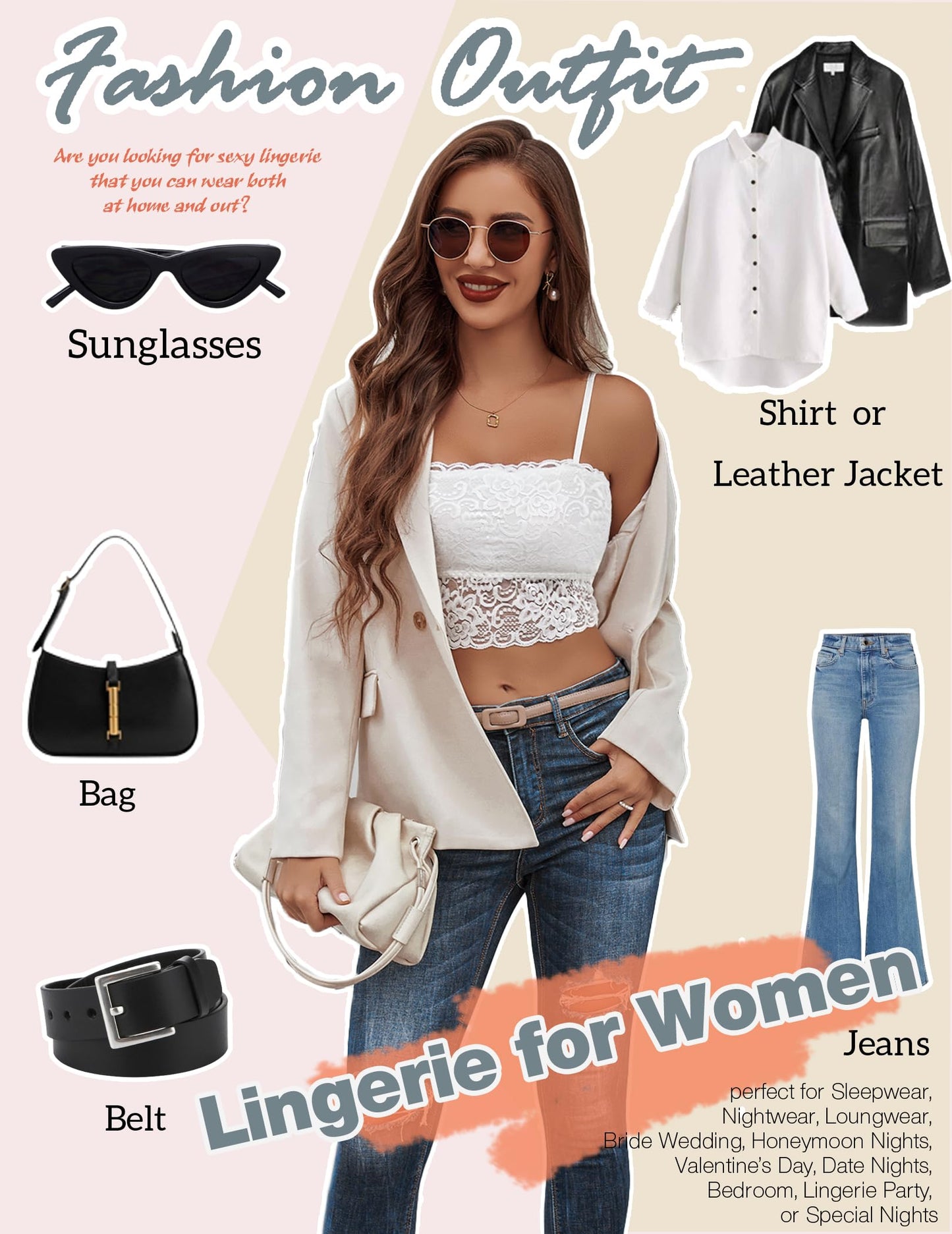 Avidlove Damen Tank Top Mesh Crop Tops Sexy Spitze Camisole Transparent Tanktops Ärmellos Sommer Oberteile Spaghettiträger Trägertop Bustier Unterhemd