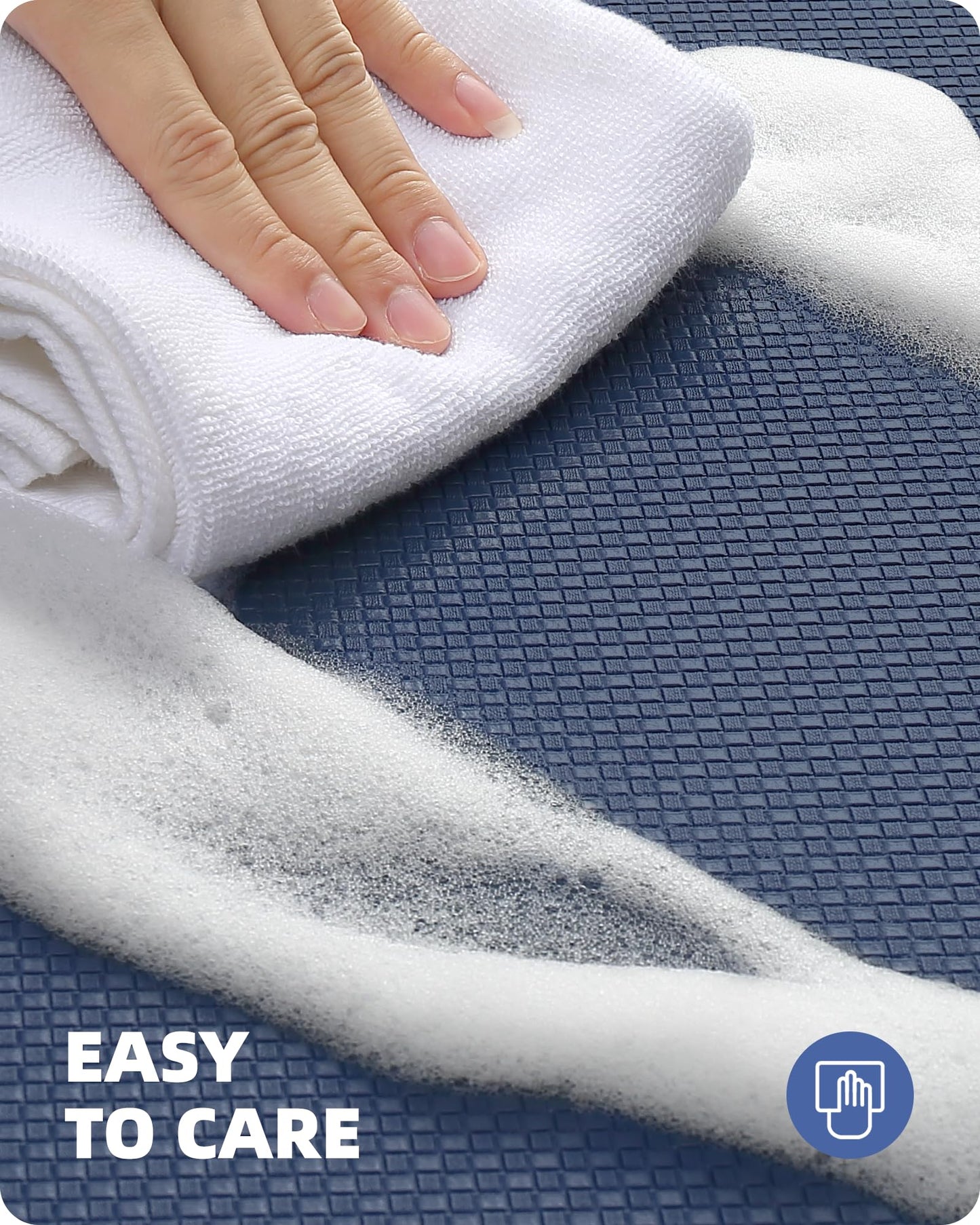 Color G Küchenläufer 2 Stück, küchenteppich waschbar rutschfest, Teppich küche mit Ölfest und Wasserdicht, Gummirücken Küchenmatte für Esszimmer, Küche, läufer Flur(44x150CM + 44x150CM, Schwarz)