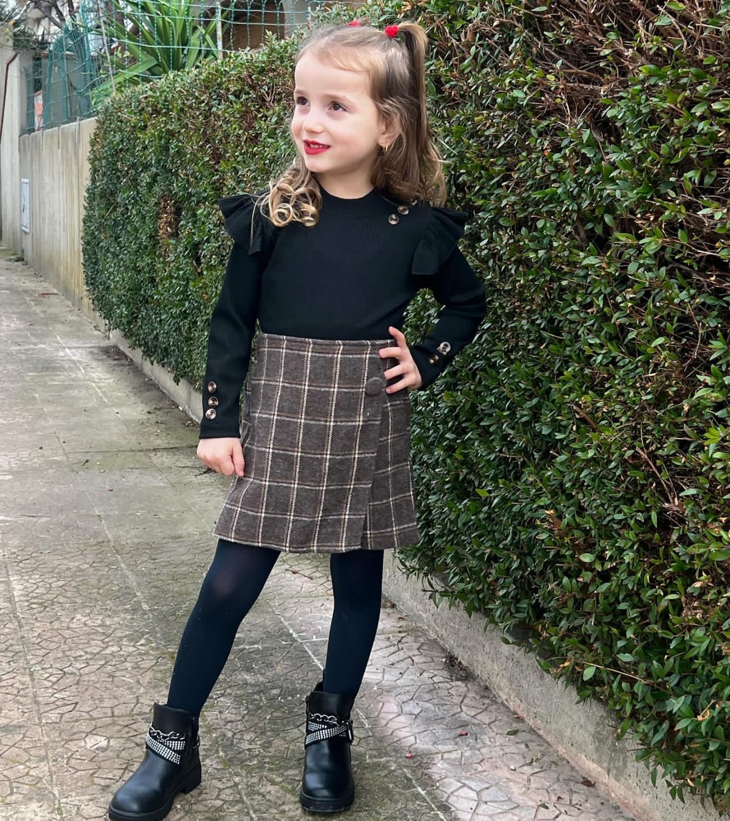 Miipat Toddler Girls Clothing Set Girls Outfits Set Long Sleeve Pullover Tops with Mini Skirt Sets Spring Autumn Baby Clothing Sets Girls Dresses