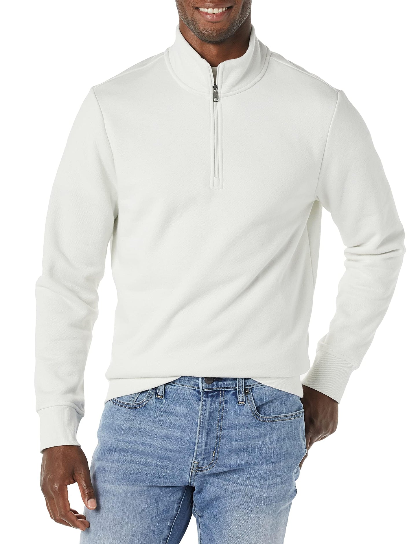 Amazon Essentials Men's Long Sleeve Fleece Quarter Zip Sweatshirt
