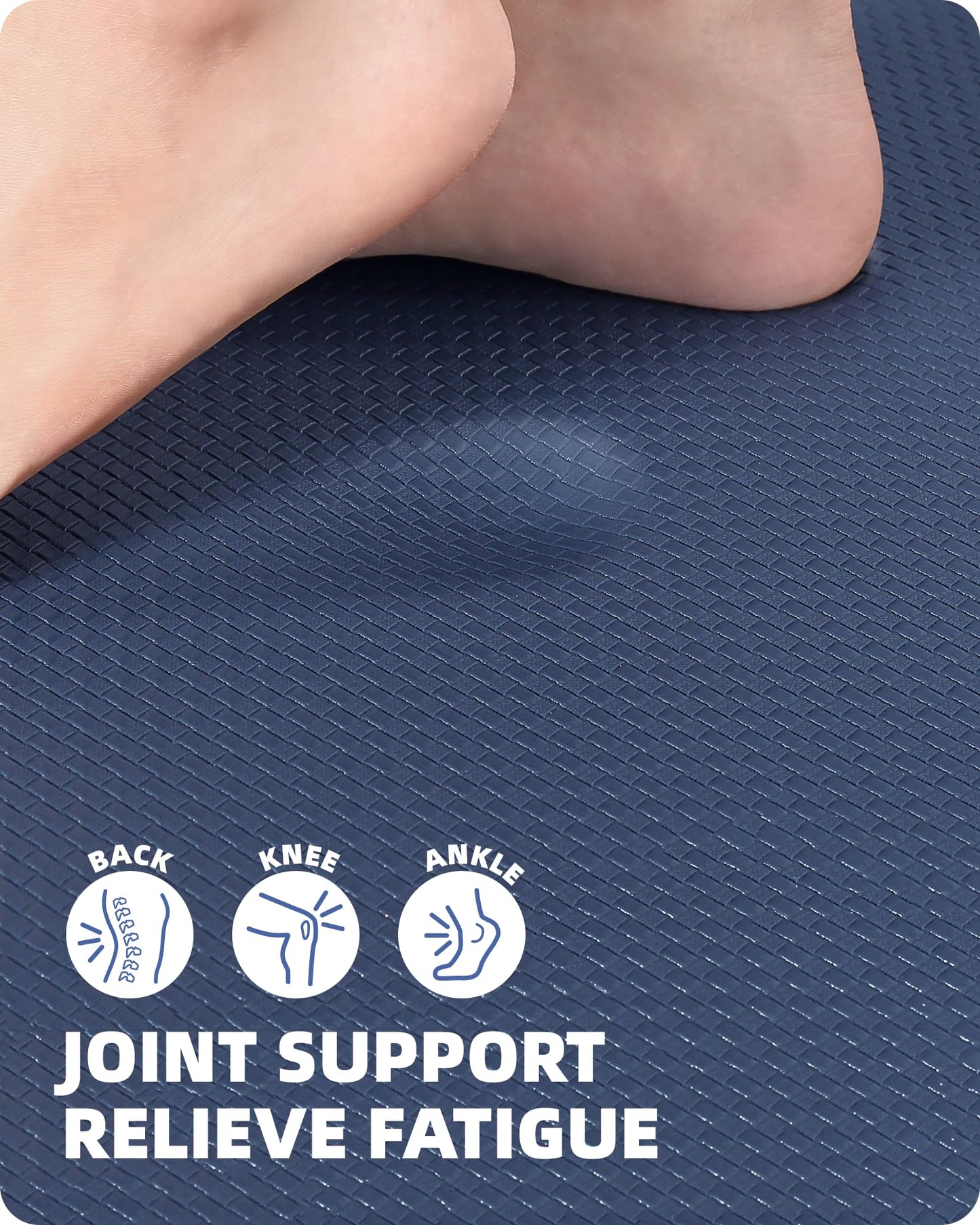 Color G Küchenläufer 2 Stück, küchenteppich waschbar rutschfest, Teppich küche mit Ölfest und Wasserdicht, Gummirücken Küchenmatte für Esszimmer, Küche, läufer Flur(44x150CM + 44x150CM, Schwarz)