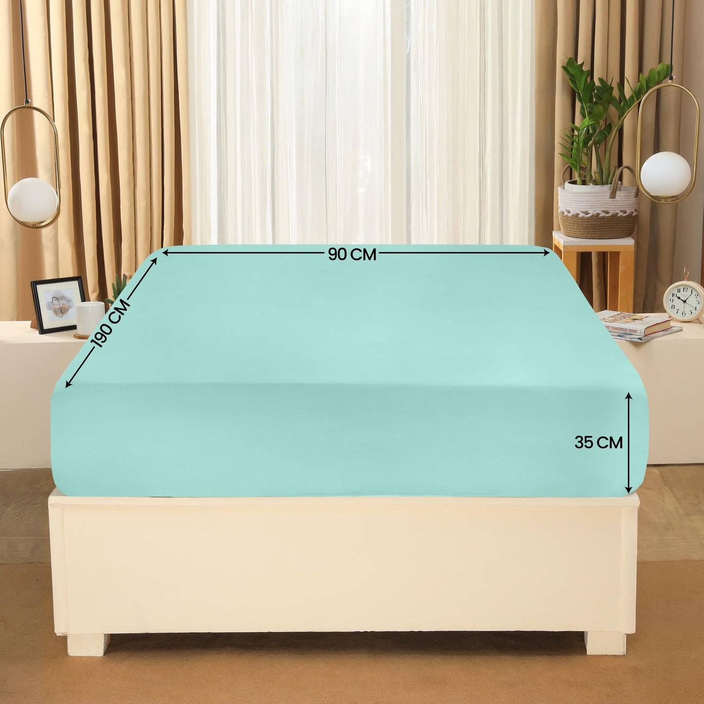 Utopia Bedding - Spannbettlaken 180x200cm - Grau - Gebürstete Polyester-Mikrofaser Spannbetttuch - 35 cm Tiefe Tasche