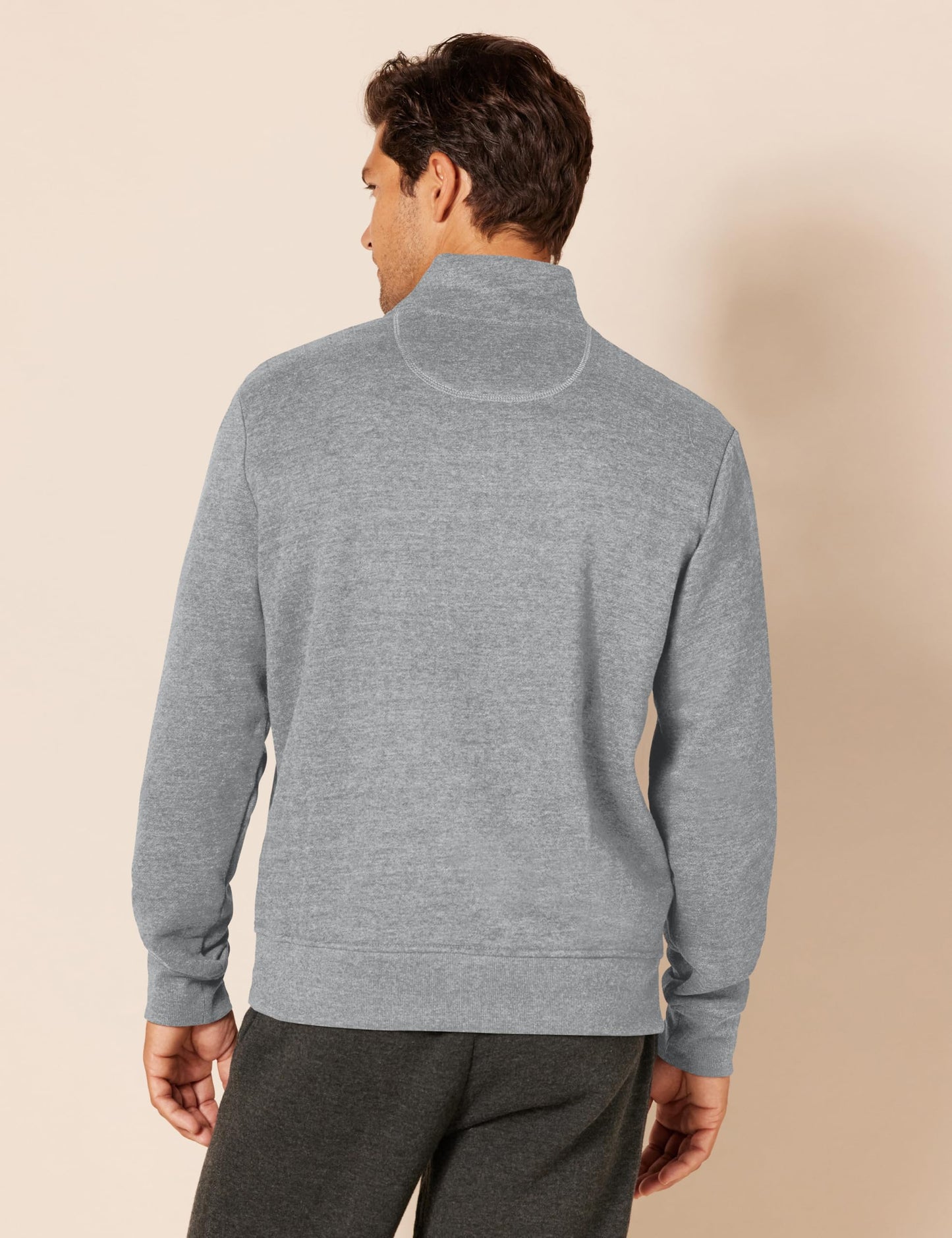 Amazon Essentials Men's Long Sleeve Fleece Quarter Zip Sweatshirt