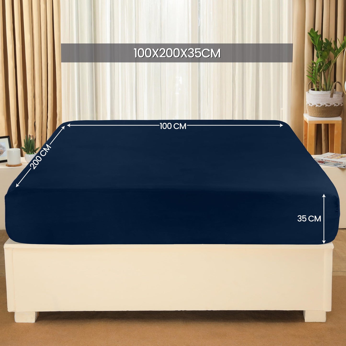 Utopia Bedding - Spannbettlaken 180x200cm - Grau - Gebürstete Polyester-Mikrofaser Spannbetttuch - 35 cm Tiefe Tasche