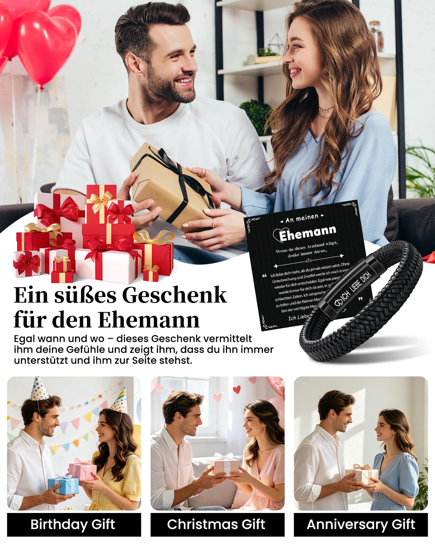 CheersLife Ich Liebe Dich Geschenke für Männer An Meinen Sohn Bruder Mann
