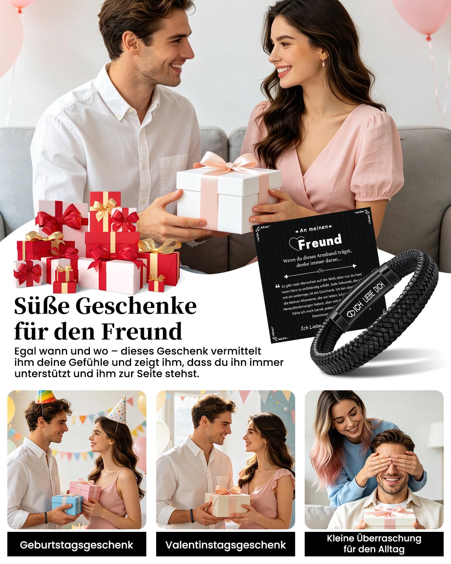 CheersLife Ich Liebe Dich Geschenke für Männer An Meinen Sohn Bruder Mann