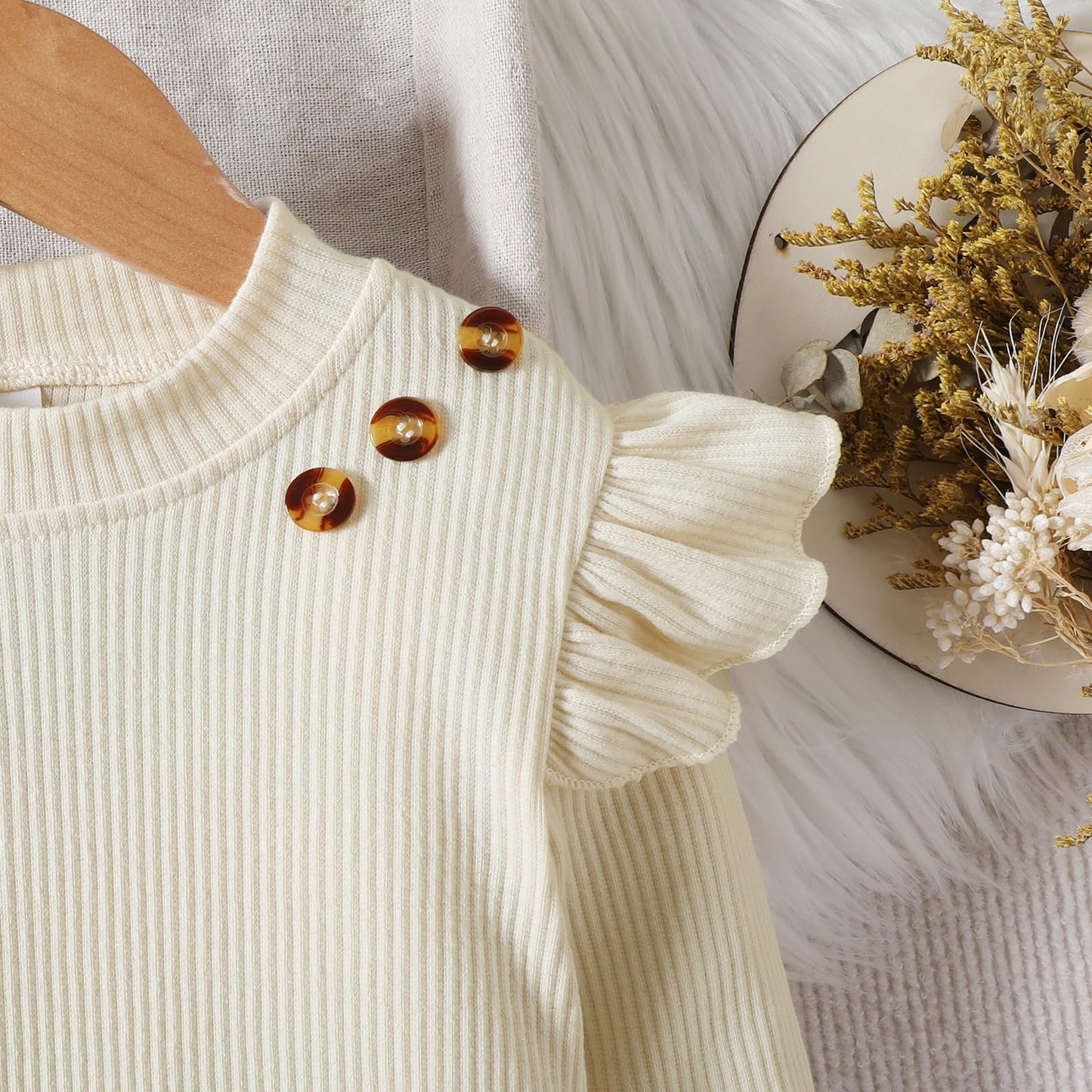 Miipat Toddler Girls Clothing Set Girls Outfits Set Long Sleeve Pullover Tops with Mini Skirt Sets Spring Autumn Baby Clothing Sets Girls Dresses