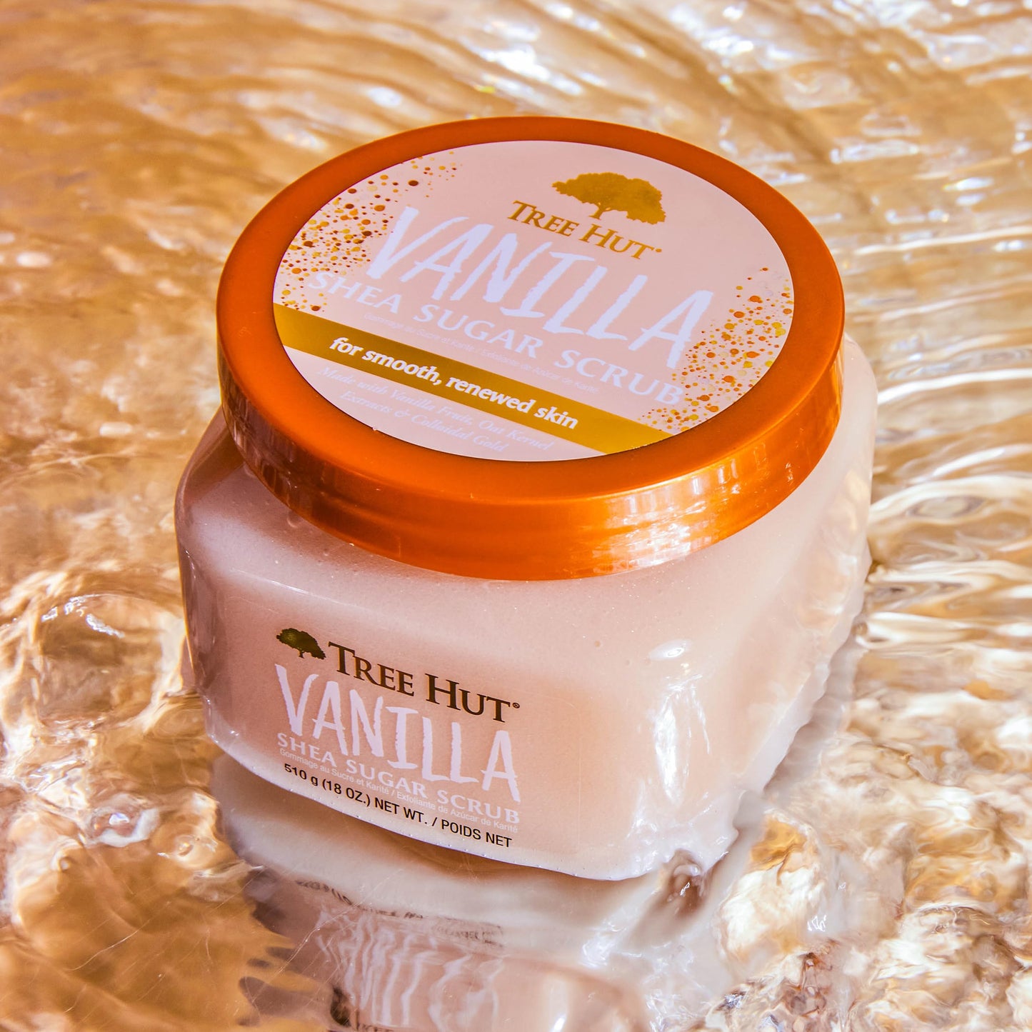 Tree Hut Vanilla Shea Sugar Peeling & Hydrating Body Scrub, 530 ml
