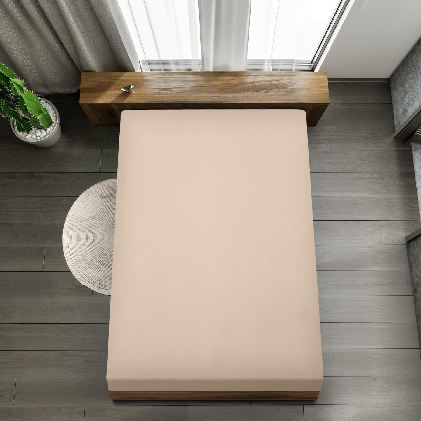 Utopia Bedding - Spannbettlaken 180x200cm - Grau - Gebürstete Polyester-Mikrofaser Spannbetttuch - 35 cm Tiefe Tasche