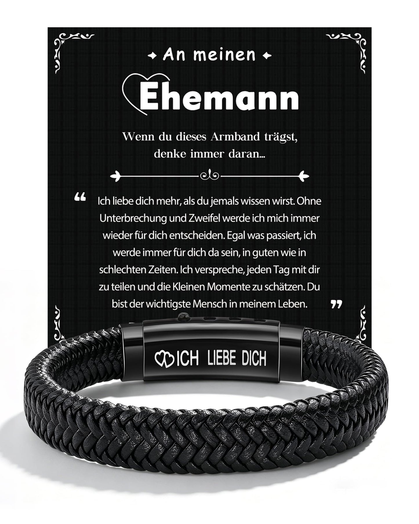 CheersLife Ich Liebe Dich Geschenke für Männer An Meinen Sohn Bruder Mann