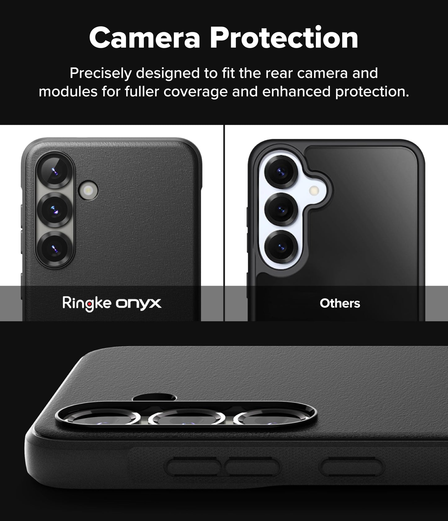 Ringke Onyx Case Compatible with Samsung Galaxy S25 Ultra, Firm Grip, Non-Slip Elegant Design, Perfect Fit, TPU Shockproof Scratch-Resistant Unique Texture Mobile Phone Case, Dark Green