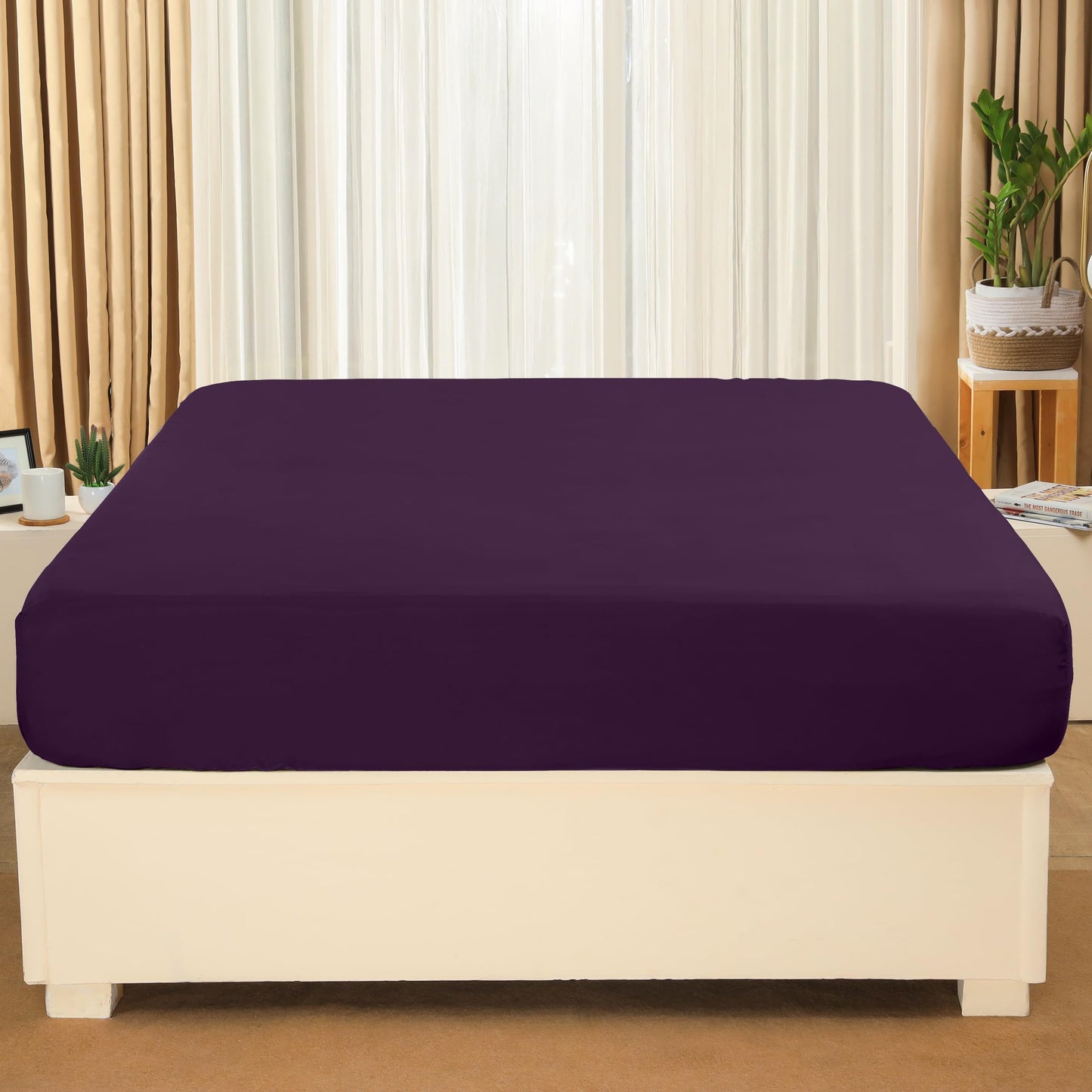 Utopia Bedding - Spannbettlaken 180x200cm - Grau - Gebürstete Polyester-Mikrofaser Spannbetttuch - 35 cm Tiefe Tasche