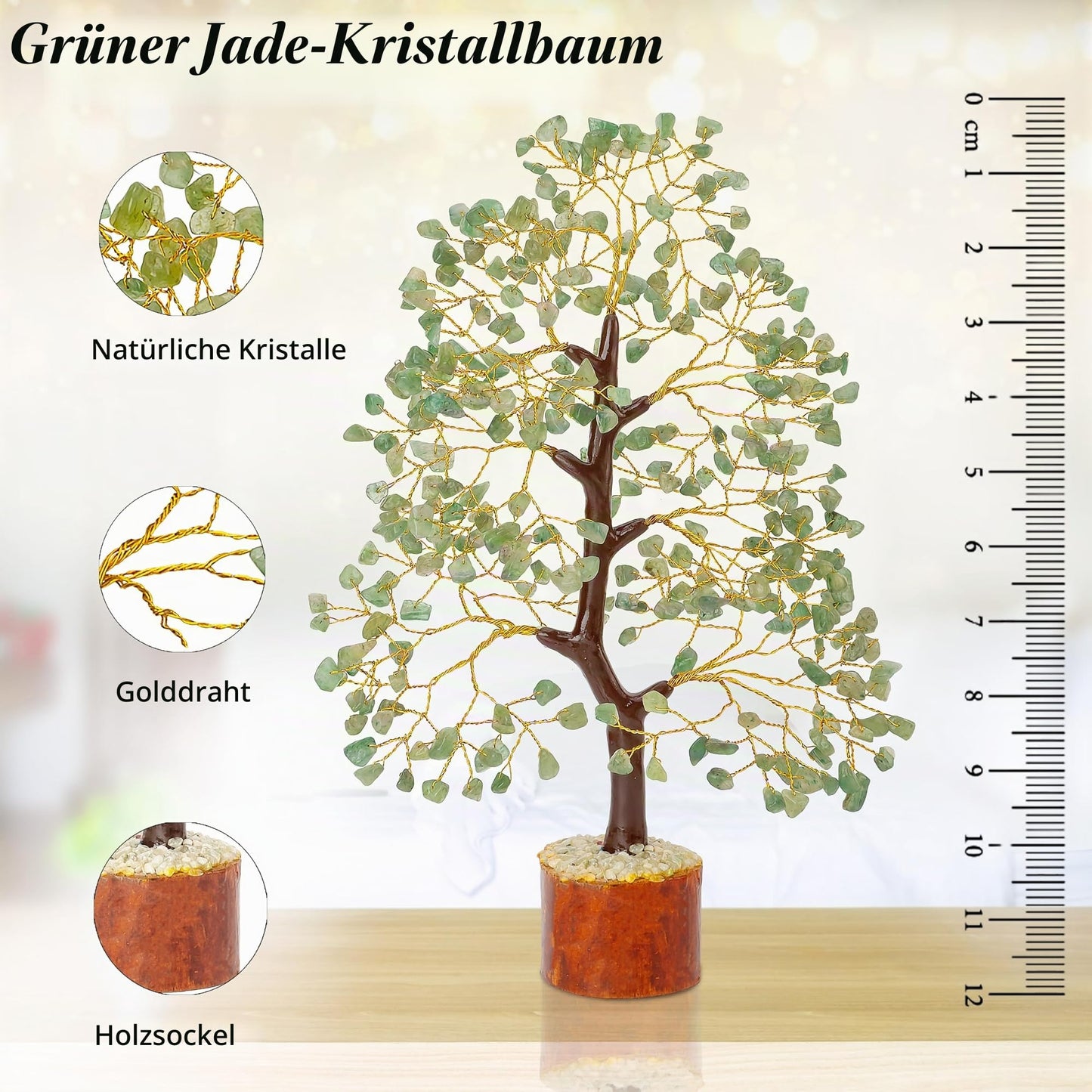 Crocon Der Originale Lebensbaum 7 Chakra Kristall Baum Geschenke für Frauen