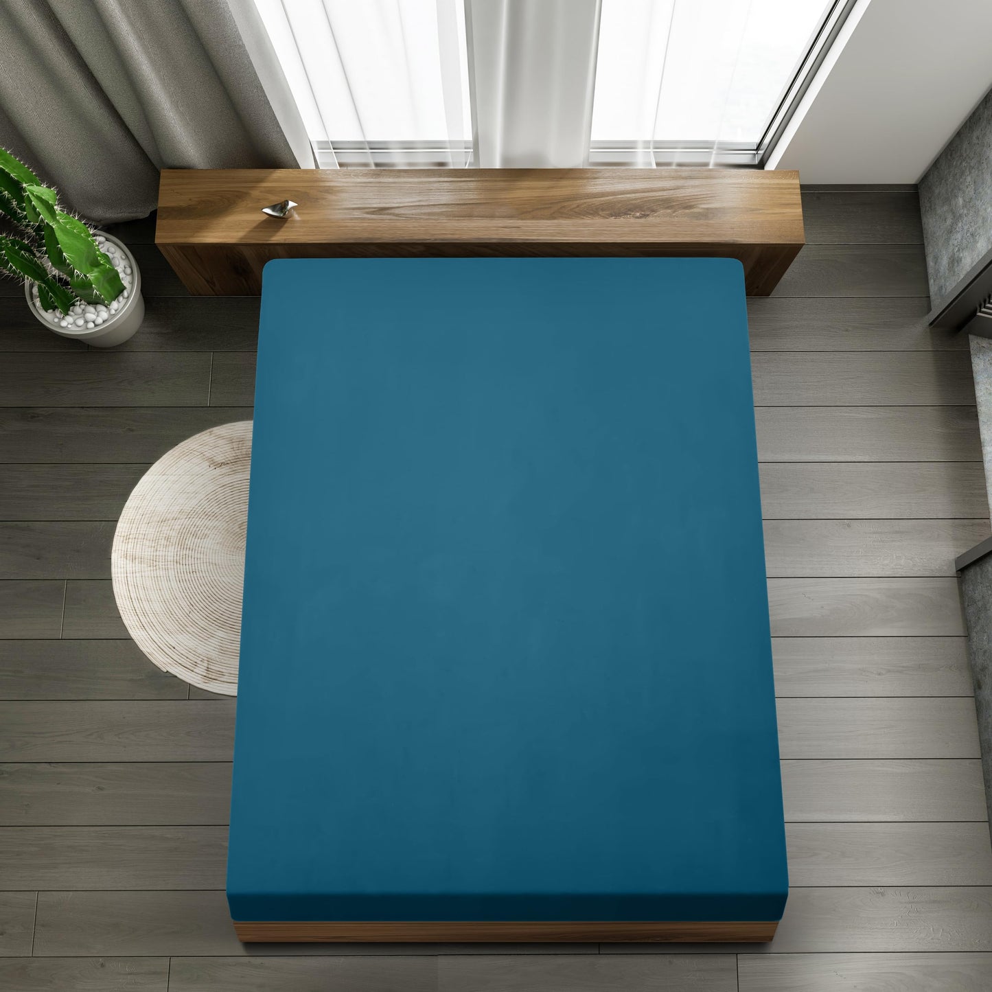 Utopia Bedding - Spannbettlaken 180x200cm - Grau - Gebürstete Polyester-Mikrofaser Spannbetttuch - 35 cm Tiefe Tasche