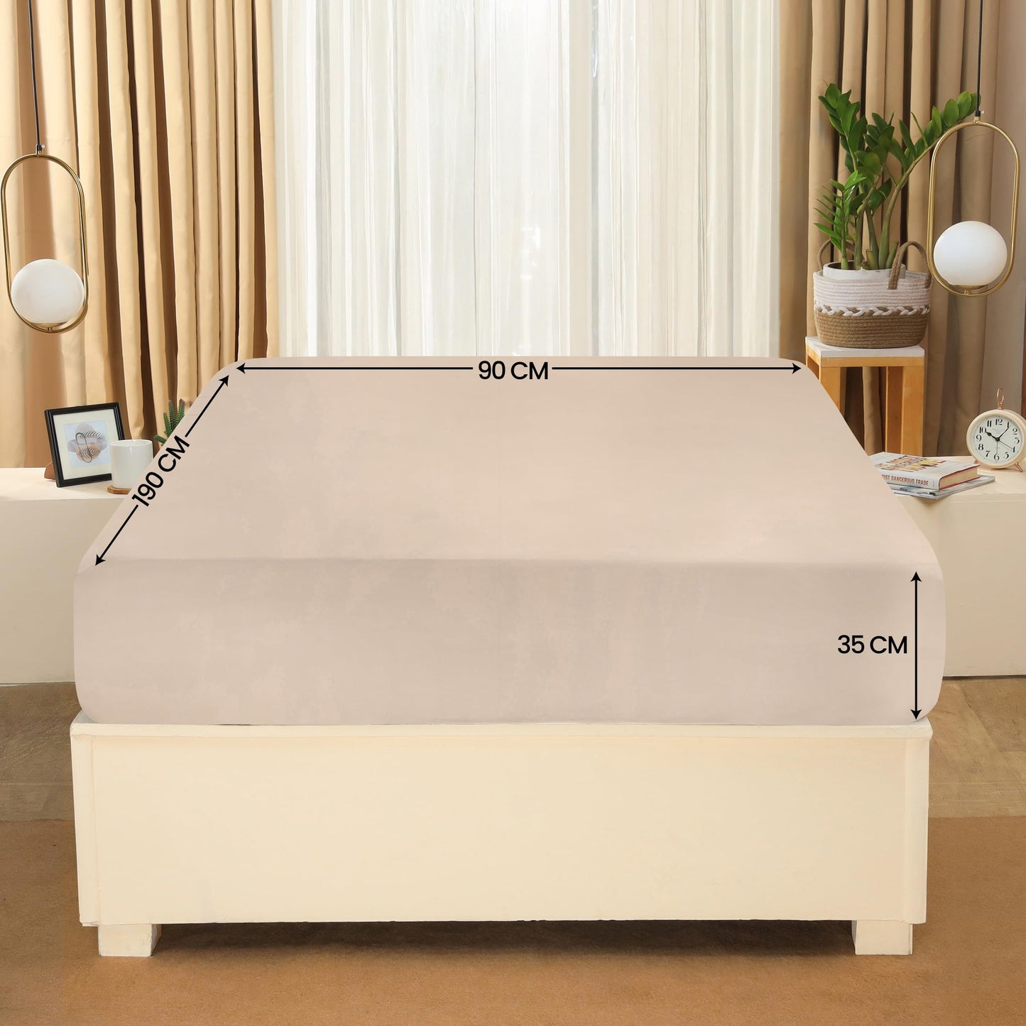 Utopia Bedding - Spannbettlaken 180x200cm - Grau - Gebürstete Polyester-Mikrofaser Spannbetttuch - 35 cm Tiefe Tasche