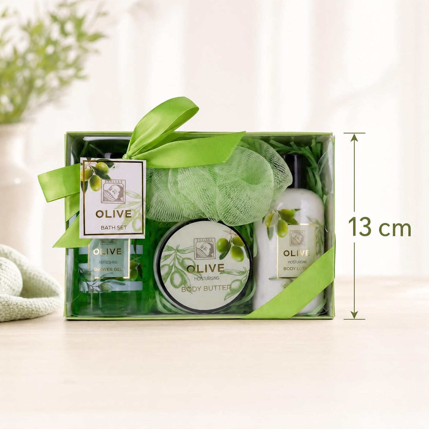 Accentra Geschenkset OLIVE in Geschenkbox, 4-teilig